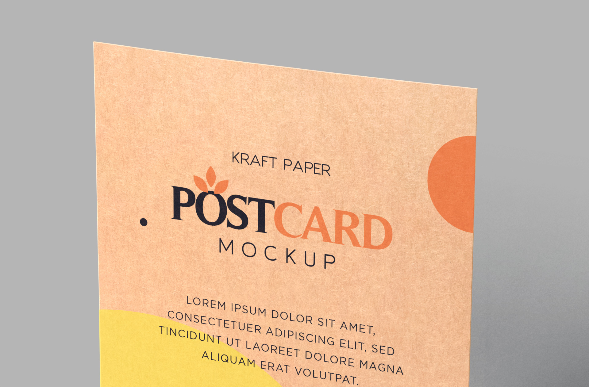 business promotional card mock-up