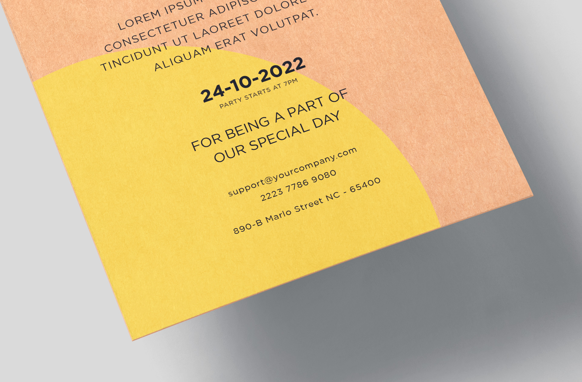 business card stock mock-up