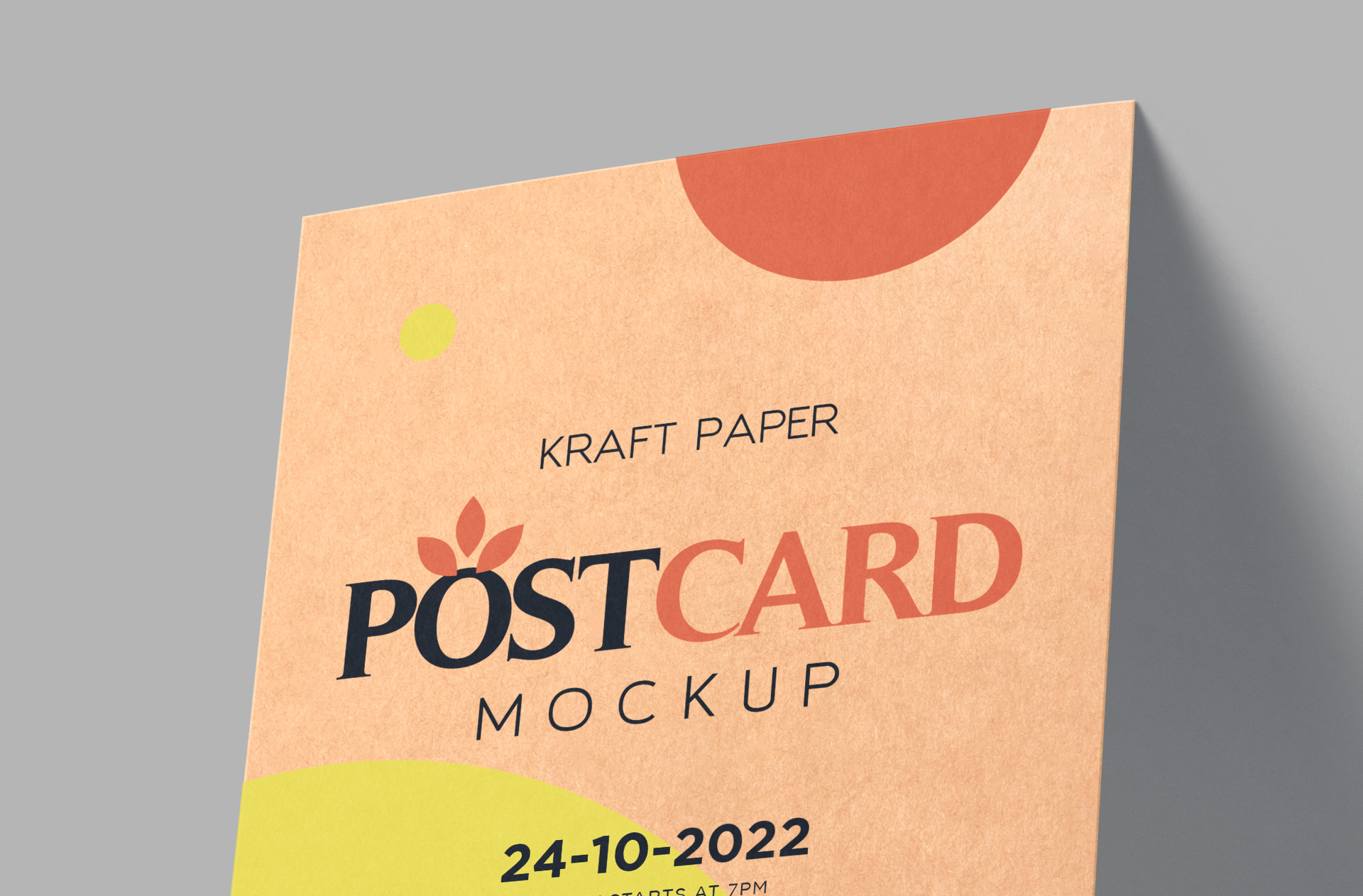 customizable greeting card mock-up