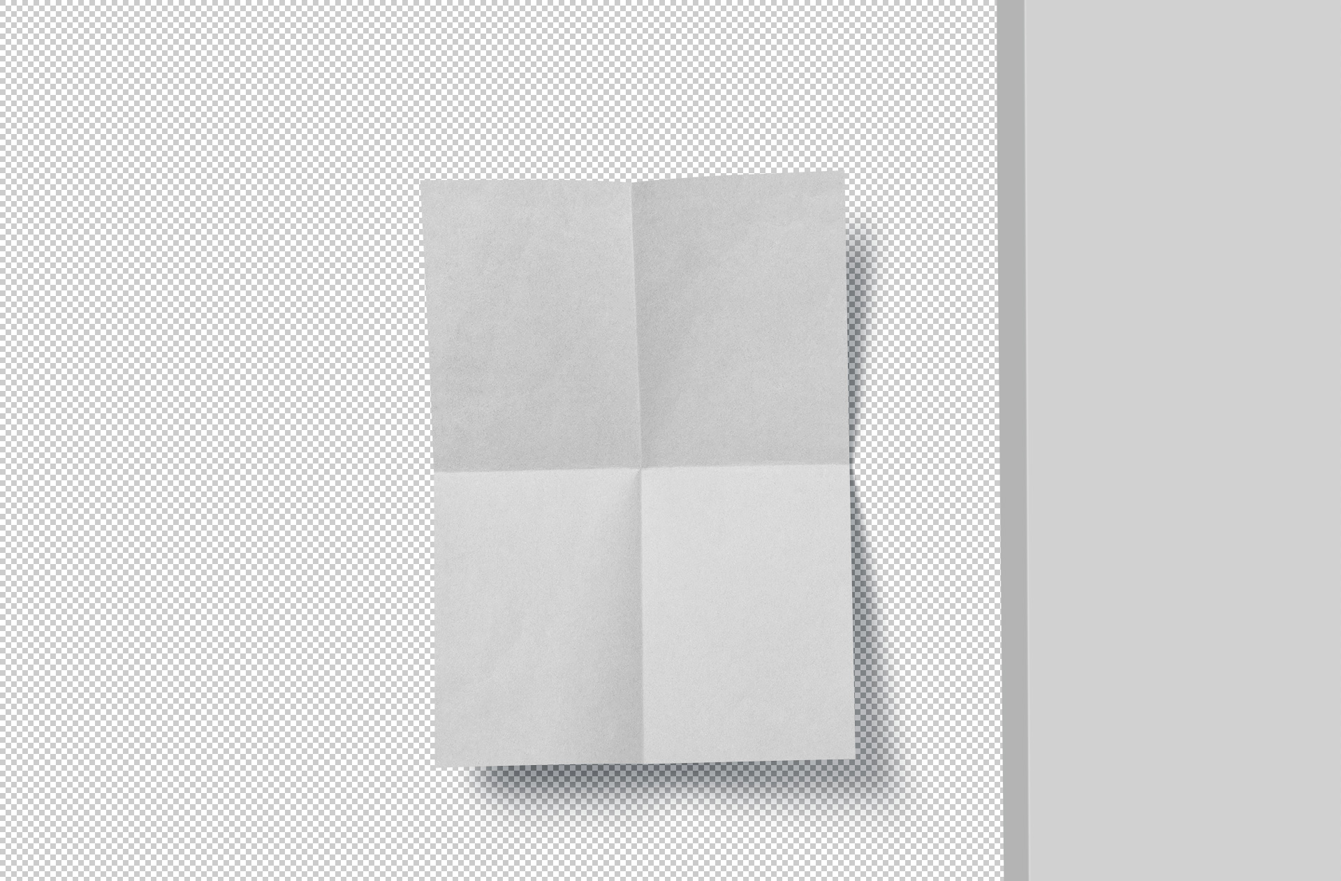 A4 paper mock-up