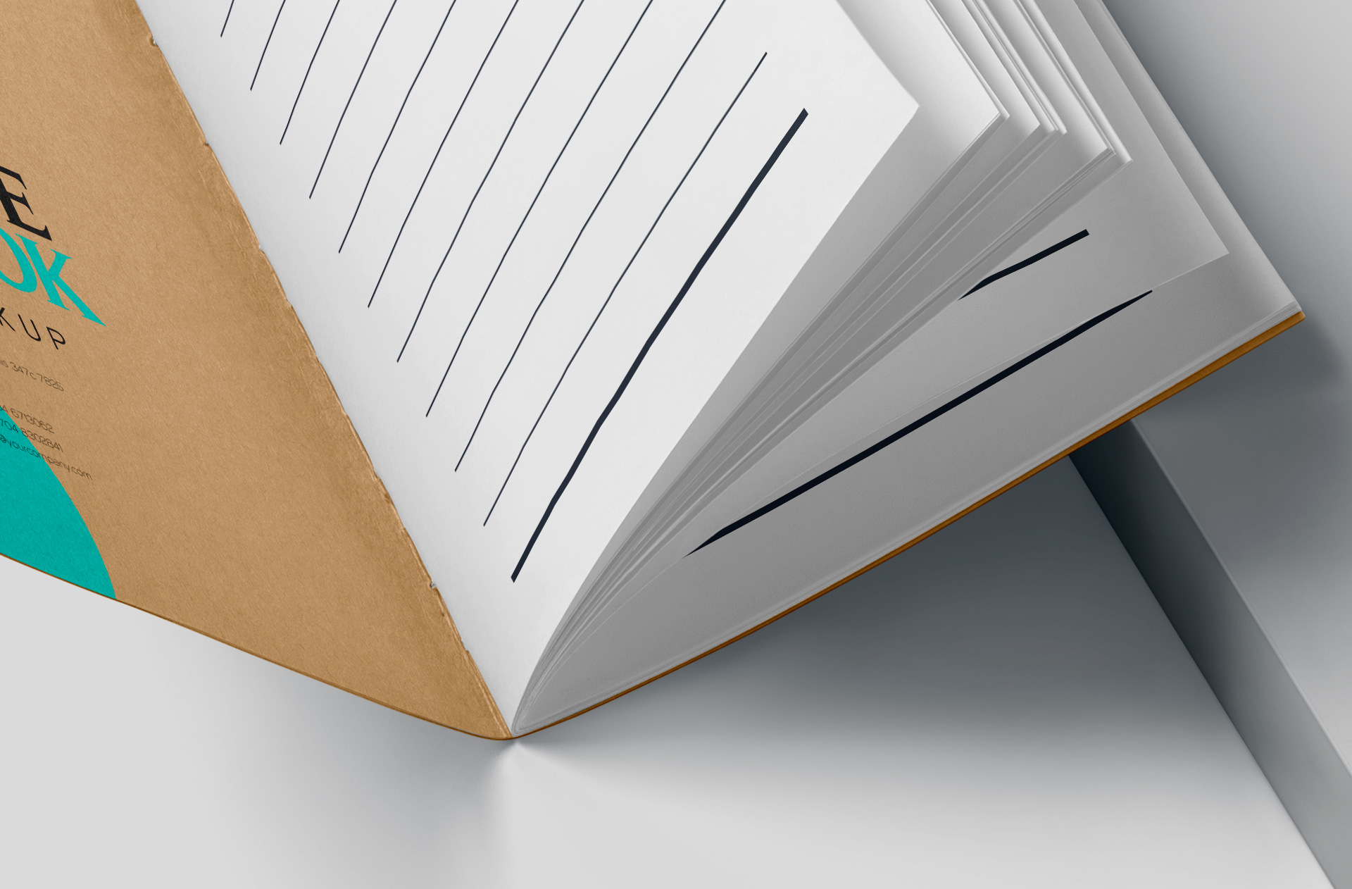 professional notebook mock-up