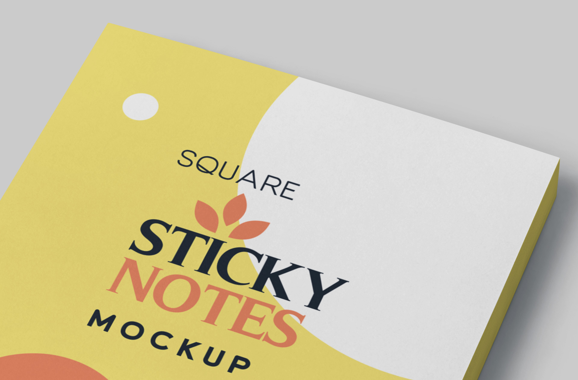 branding sticky note PSD