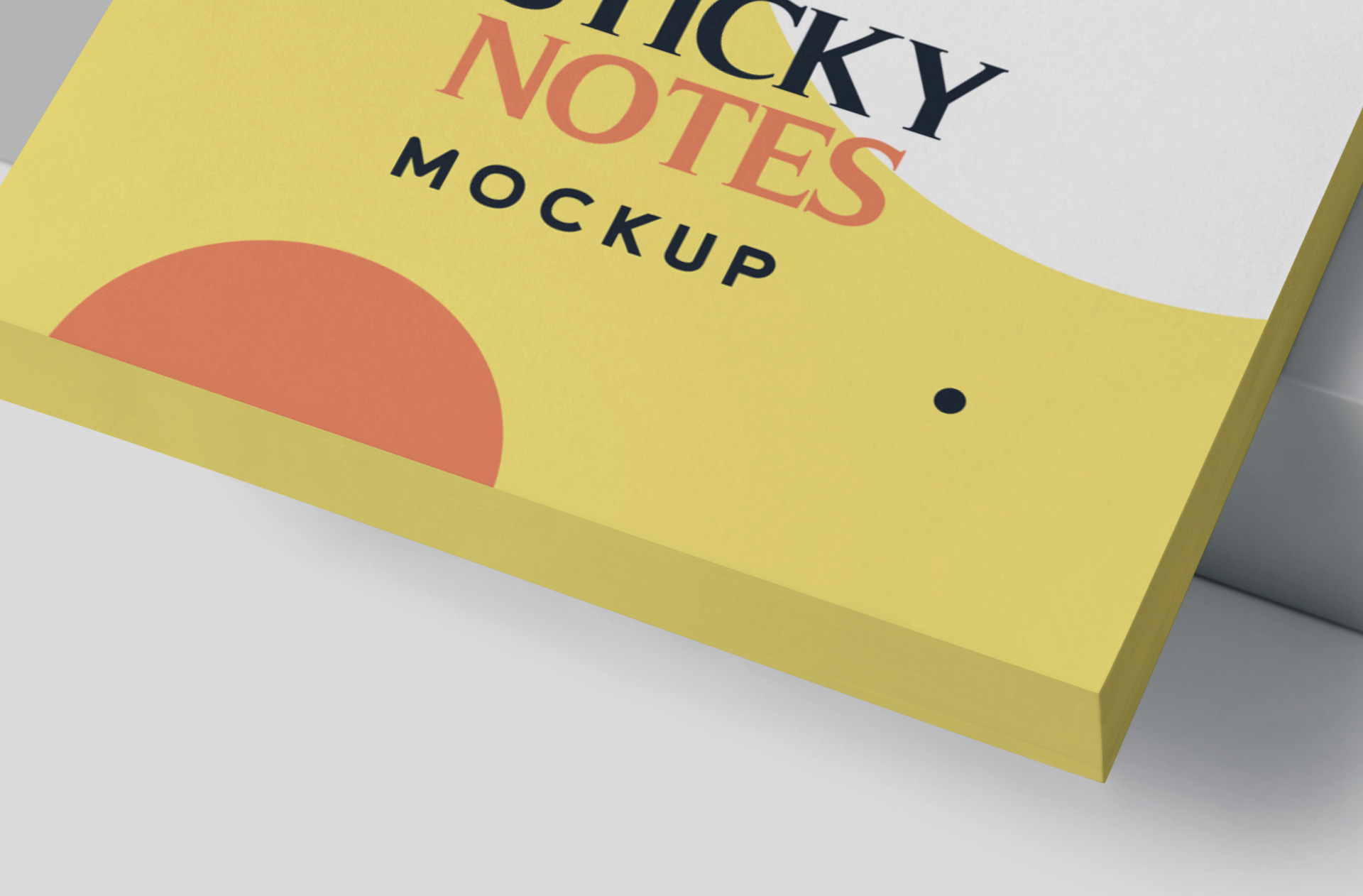 branding sticky note PSD