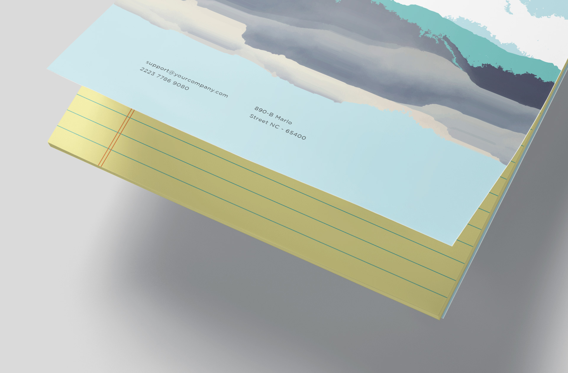 corporate stationery mock-up