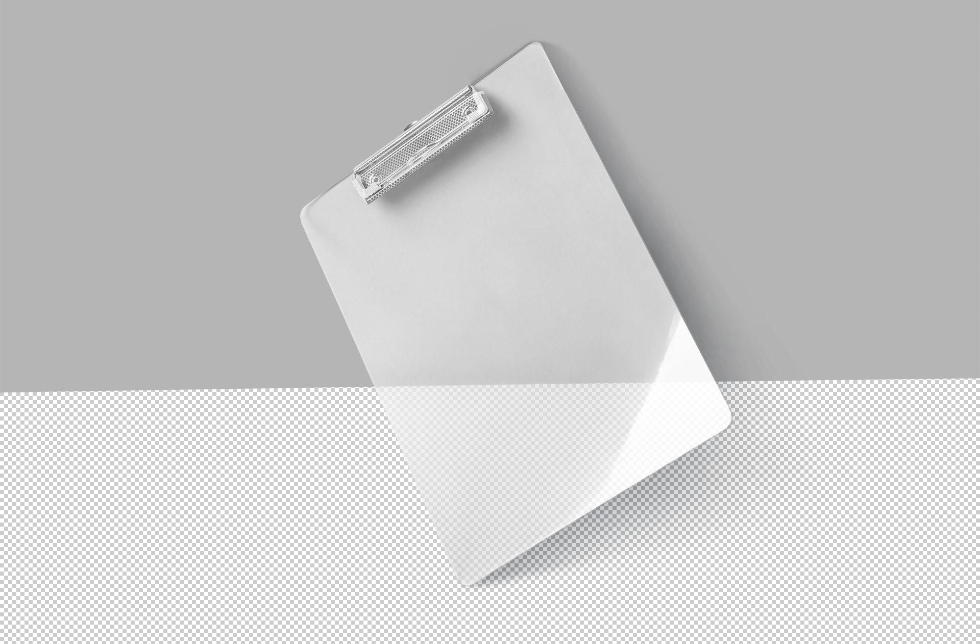 acrylic clipboard mock-up