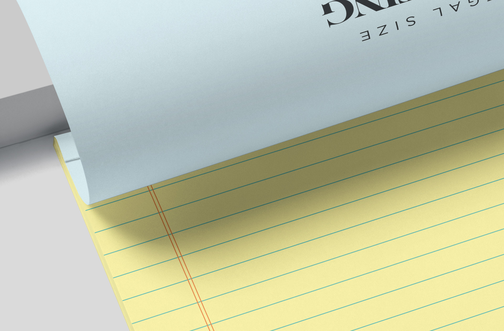 corporate writing pad template