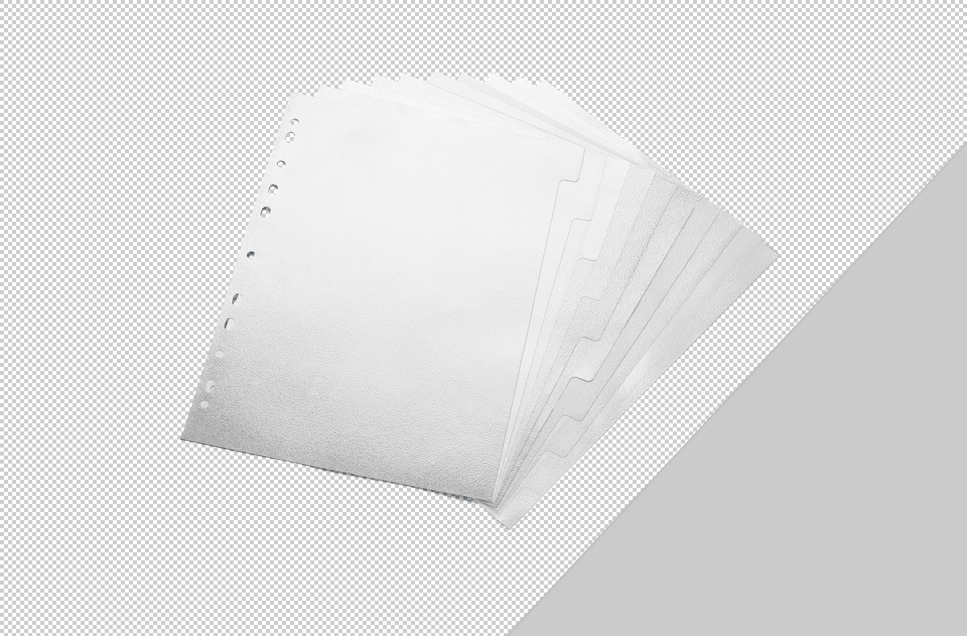 file divider mock-up