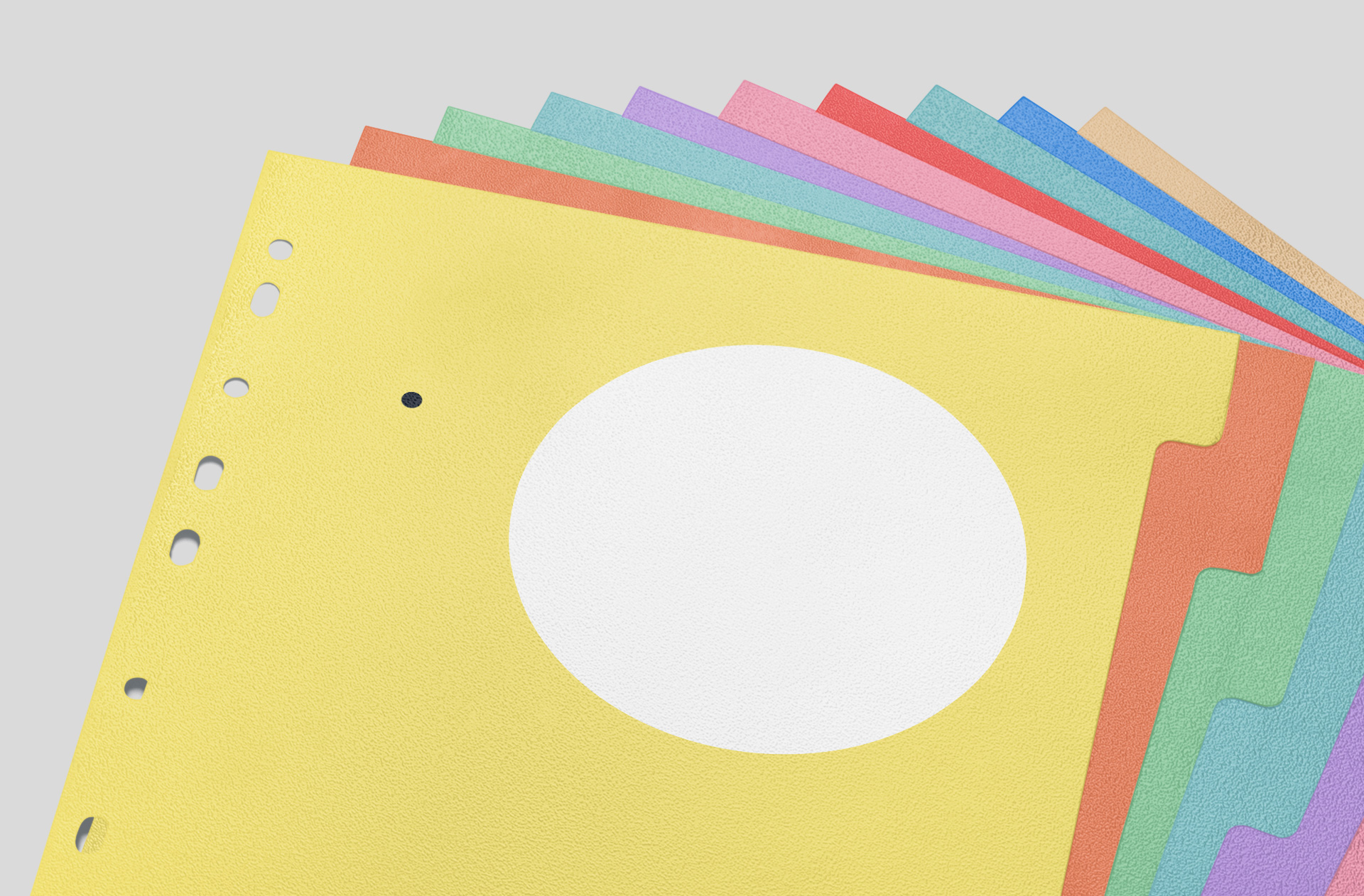 file divider mock-up