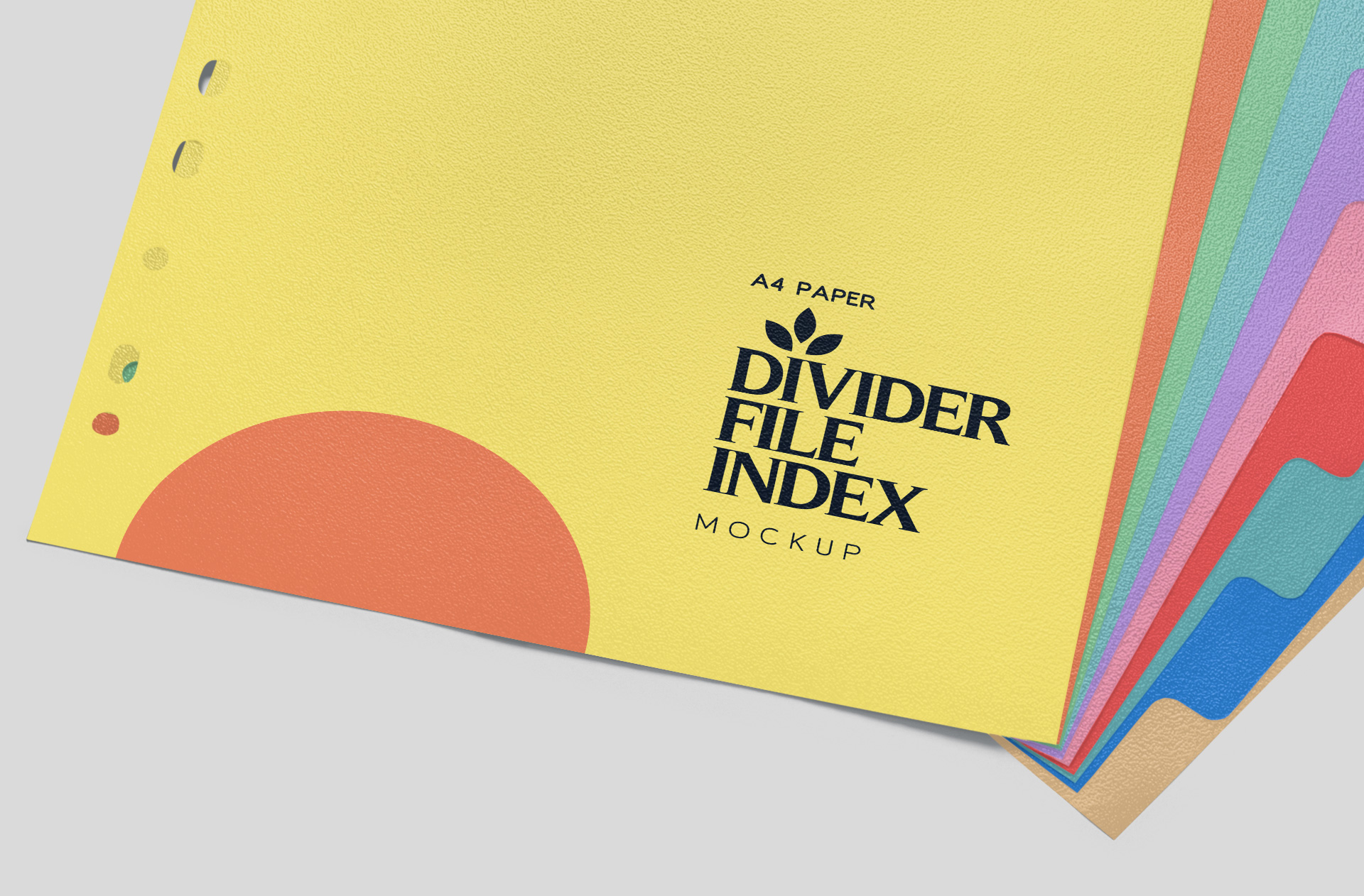 file divider mock-up
