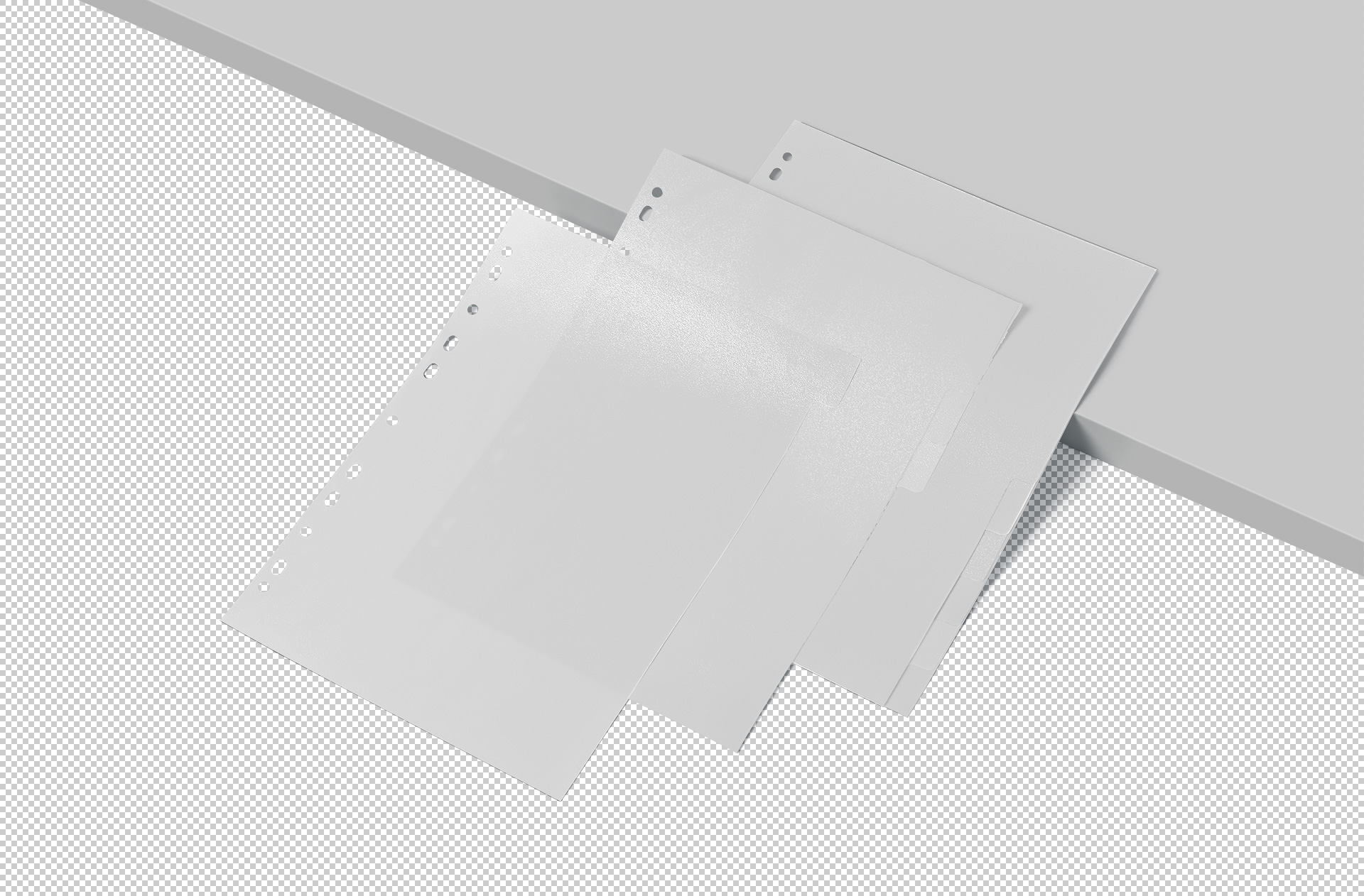 file divider mock-up