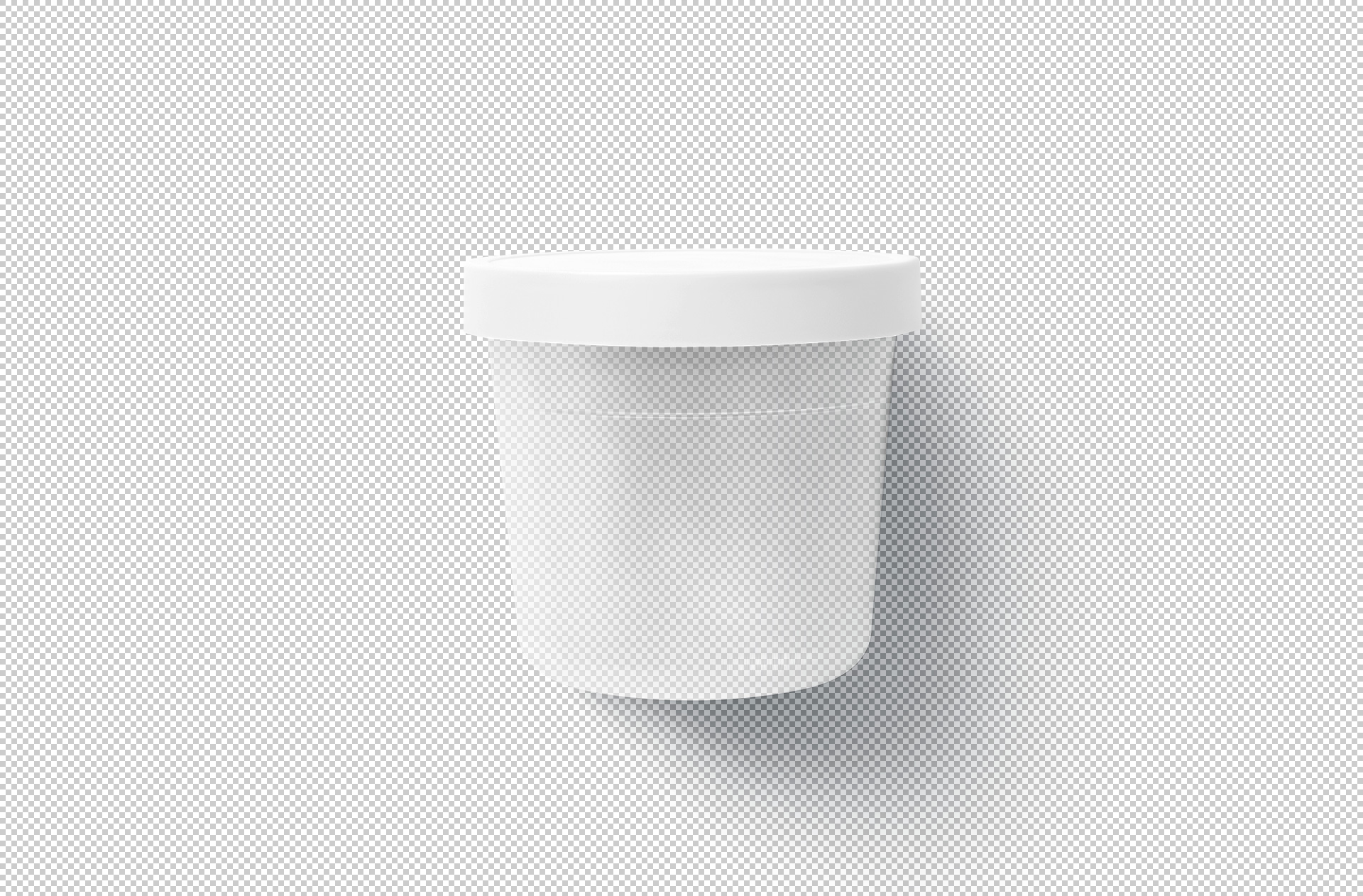 dessert container mock-up