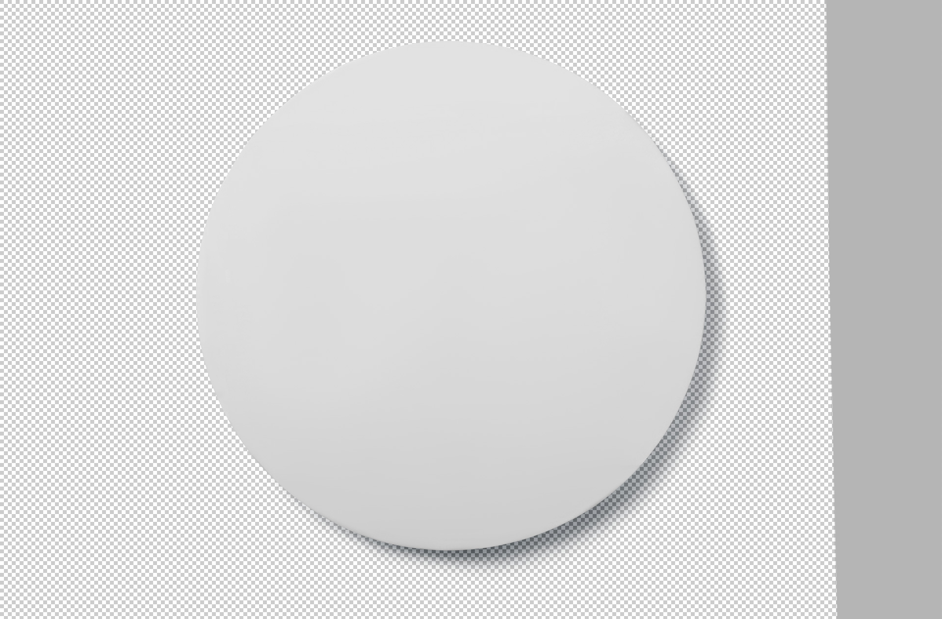round cake base board mock-up