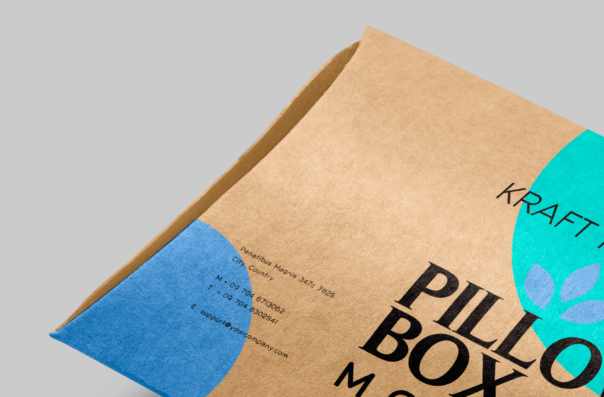 clean packaging mockup