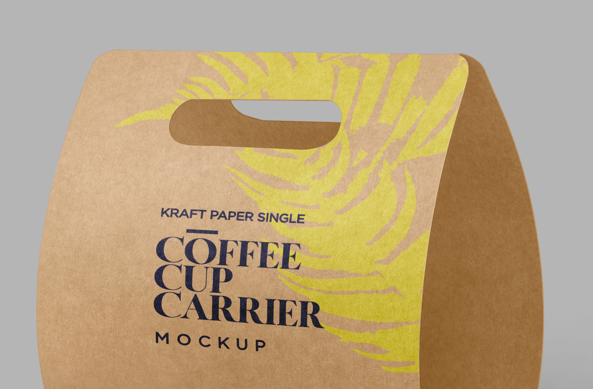 beverage carrier mockup