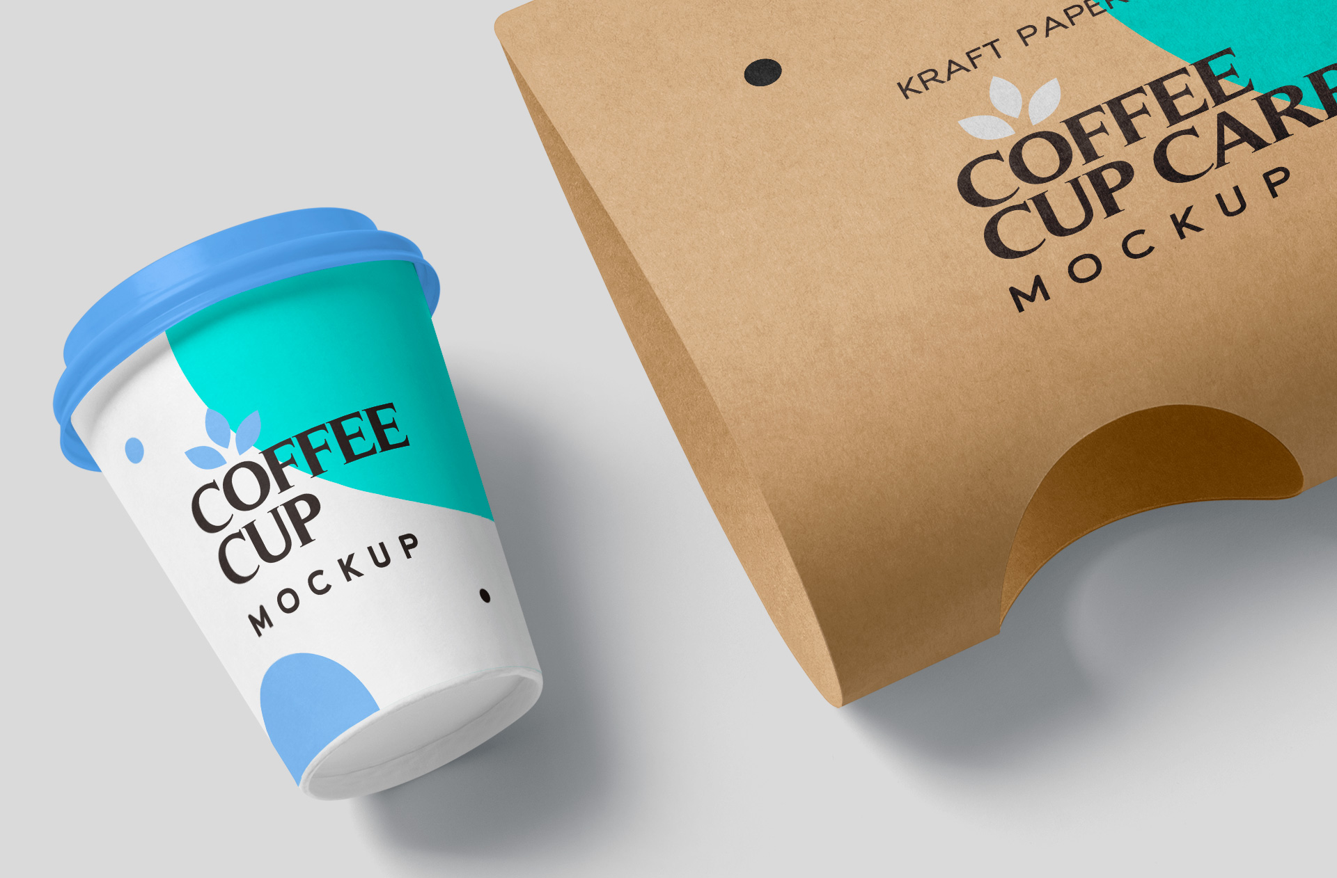beverage carrier mockup