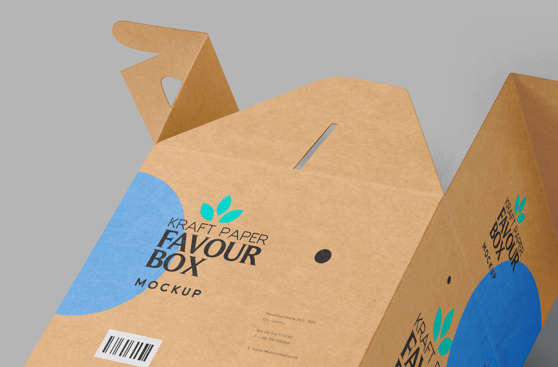 cardboard favour box PSD