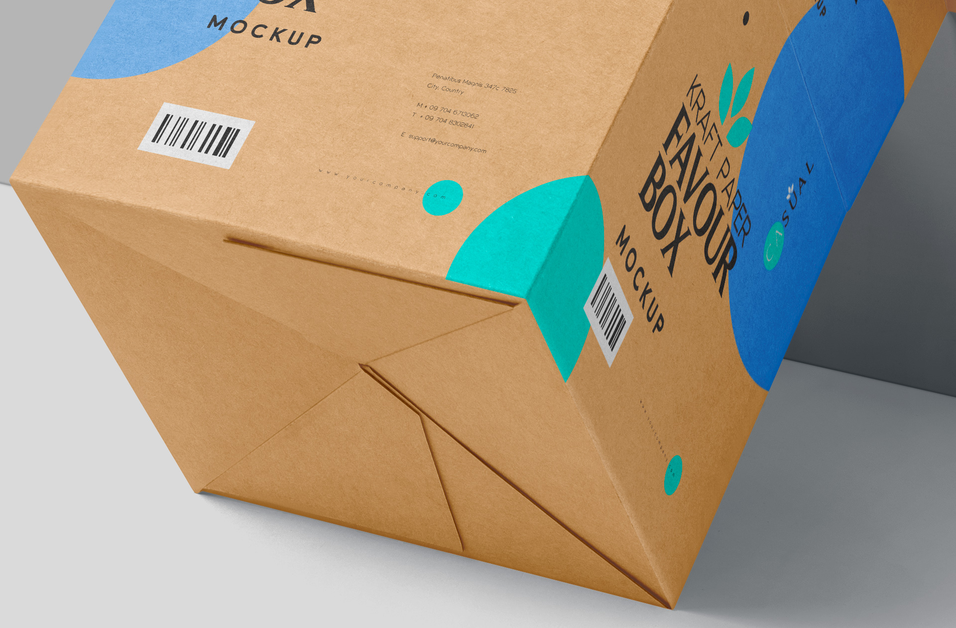 cardboard favour box PSD