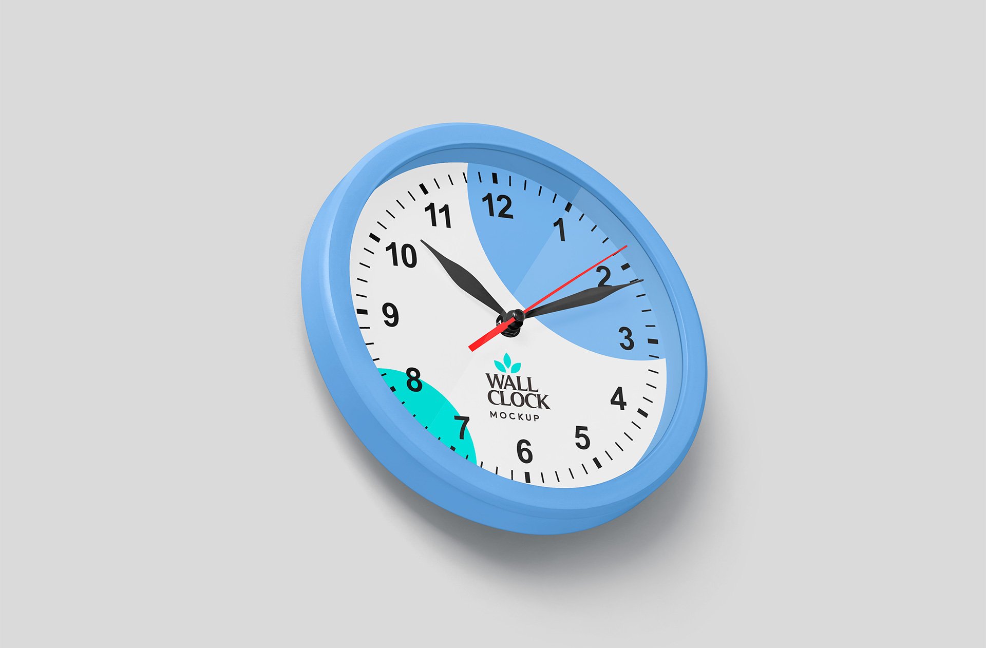 Wall-Mounted Clock Mockup