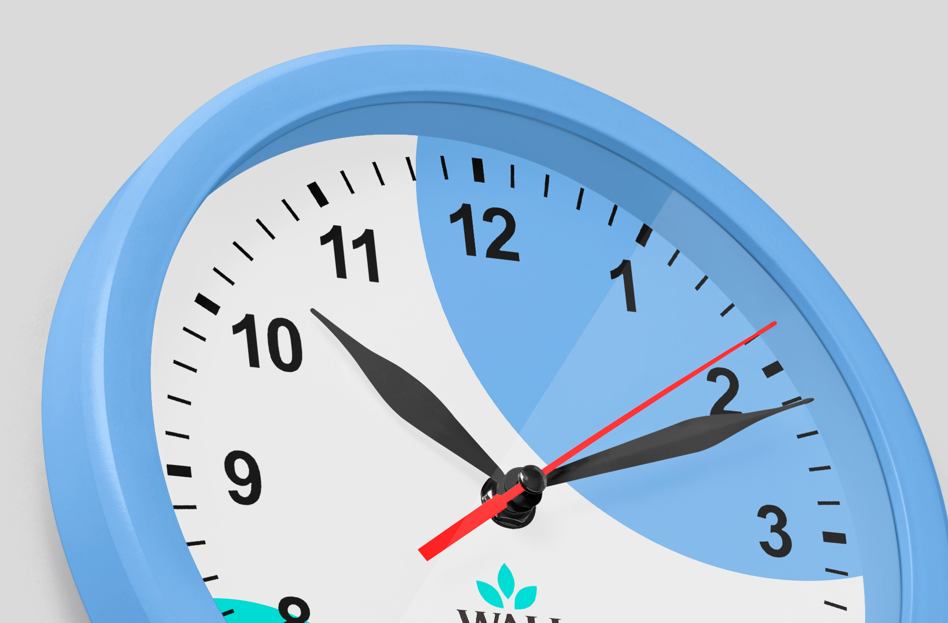 Wall-Mounted Clock Mockup