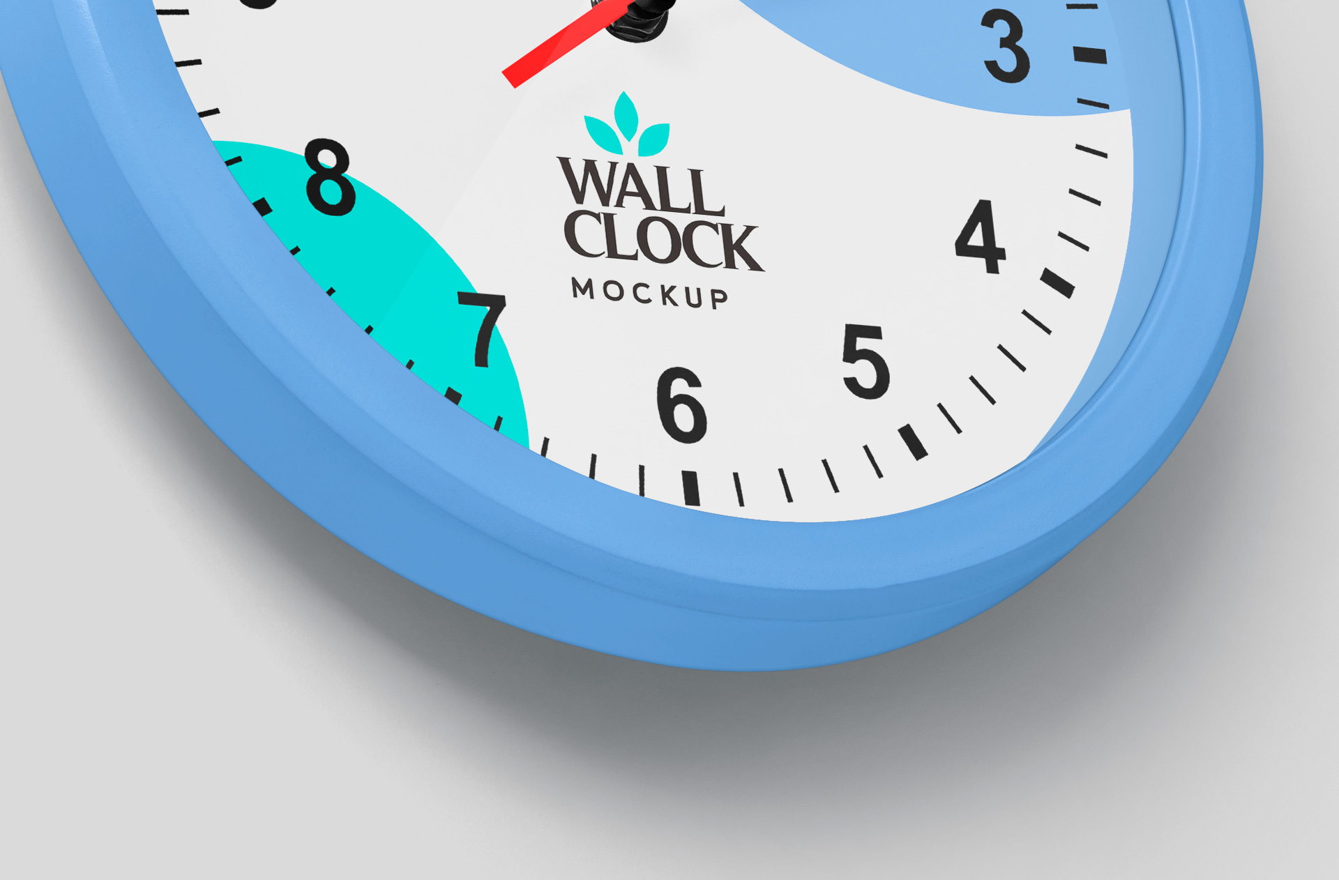 Wall-Mounted Clock Mockup