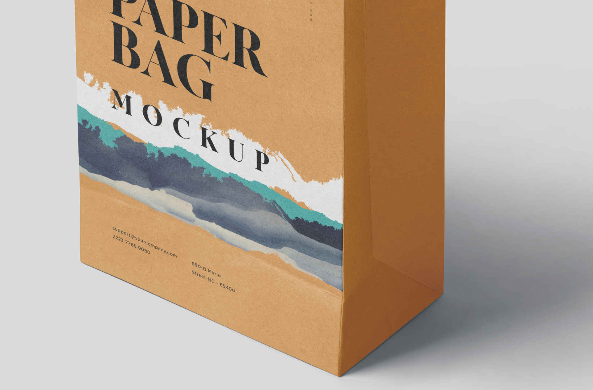 brown paper bag PSD