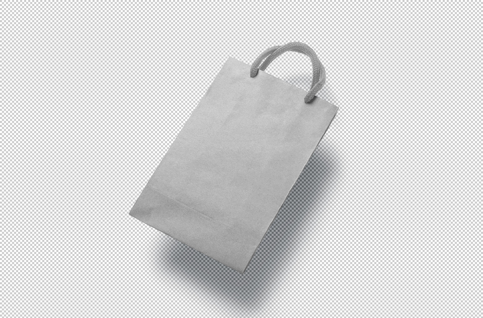 brown paper bag mockup