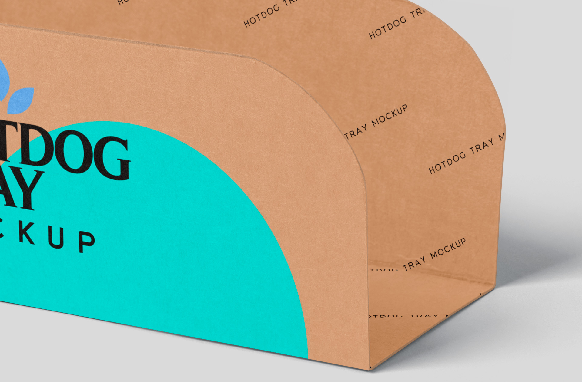 disposable hotdog tray PSD