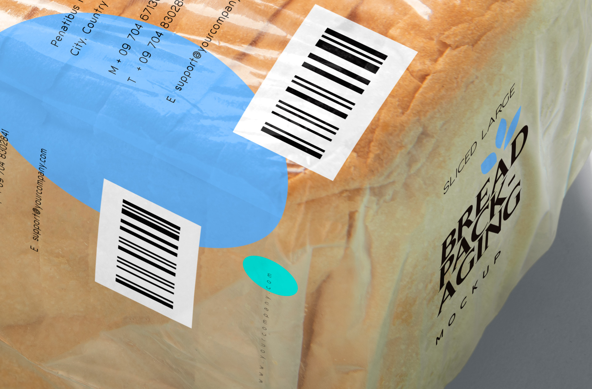bakery packaging PSD