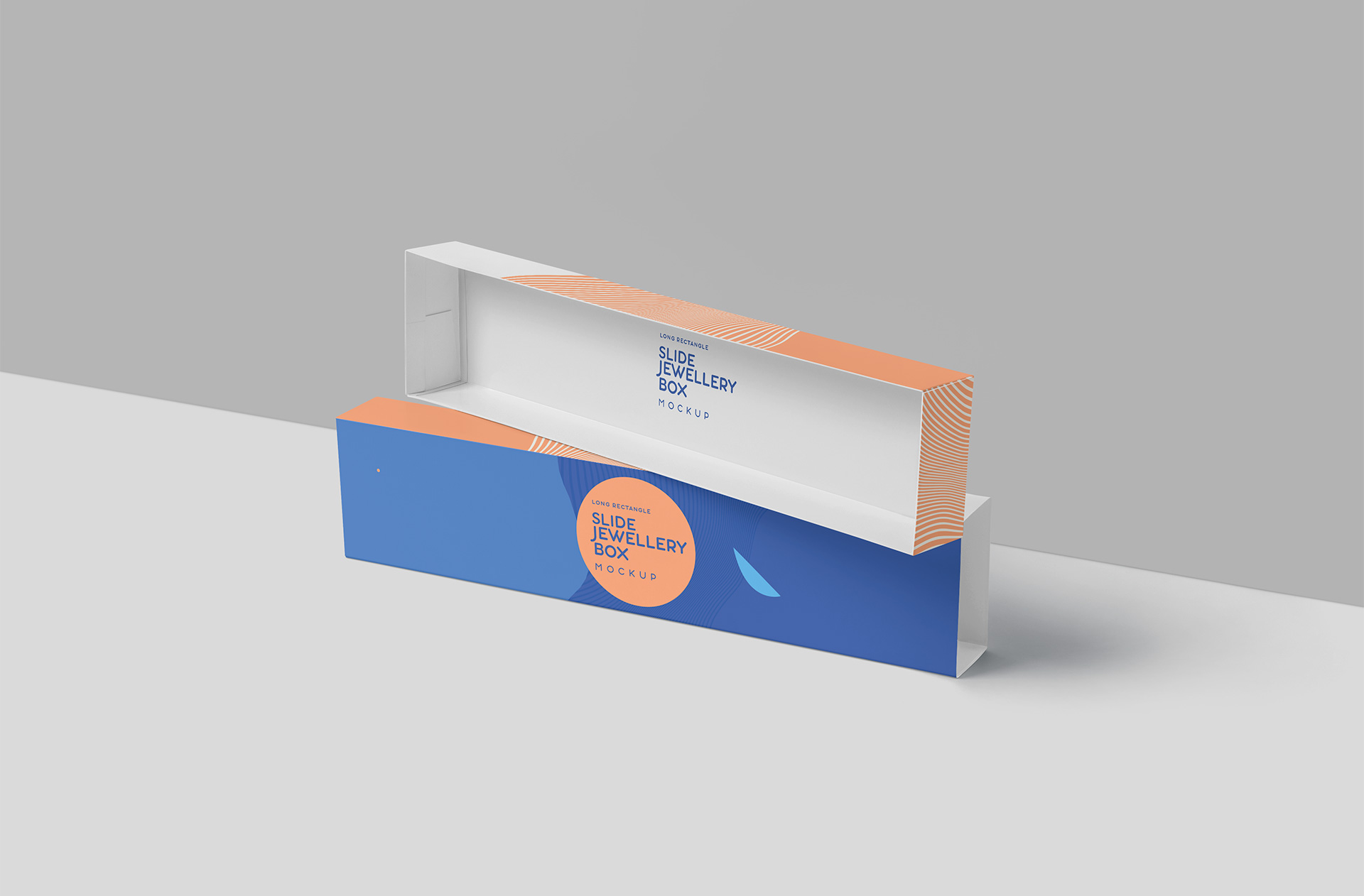 Open Jewelry Slide Box Mockup – Elegant Packaging