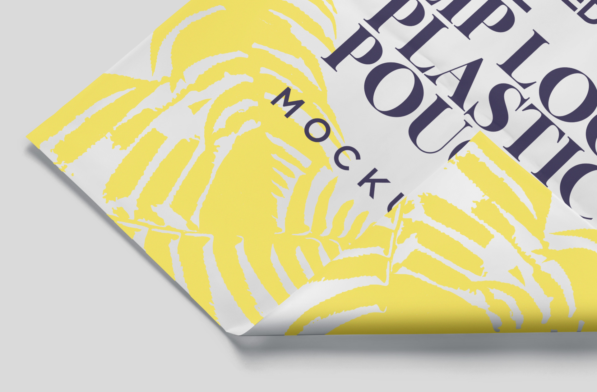 flexible pouch mockup
