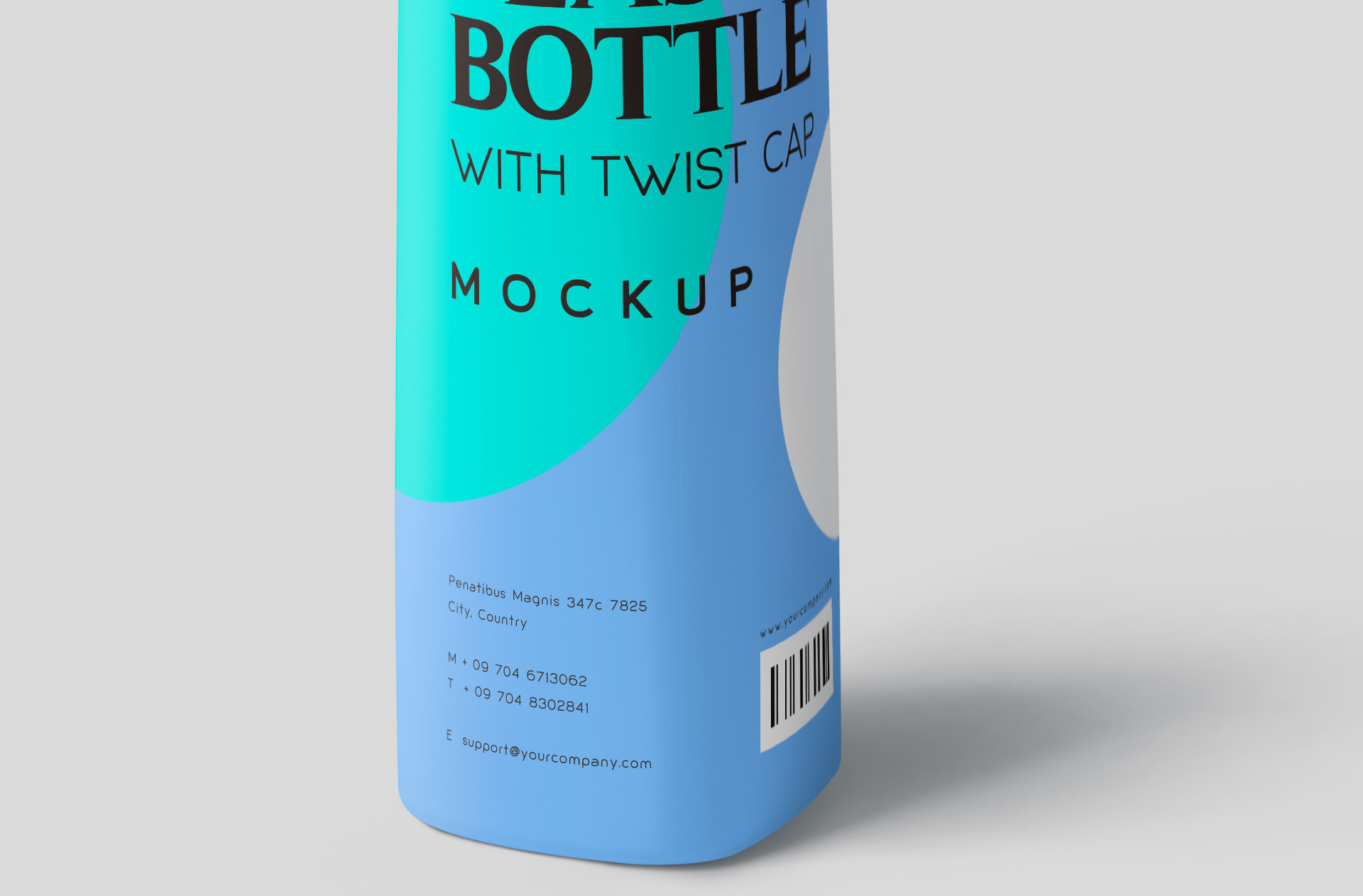 cosmetic bottle mockup