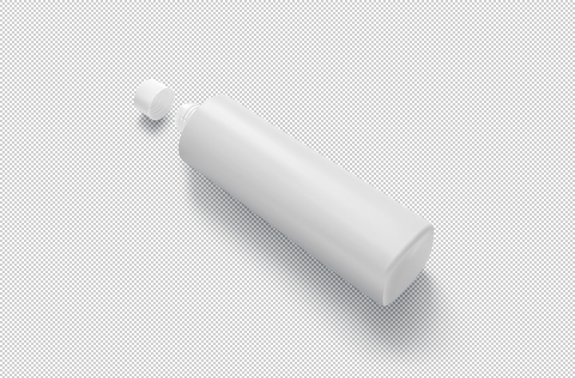 floating bottle mockup