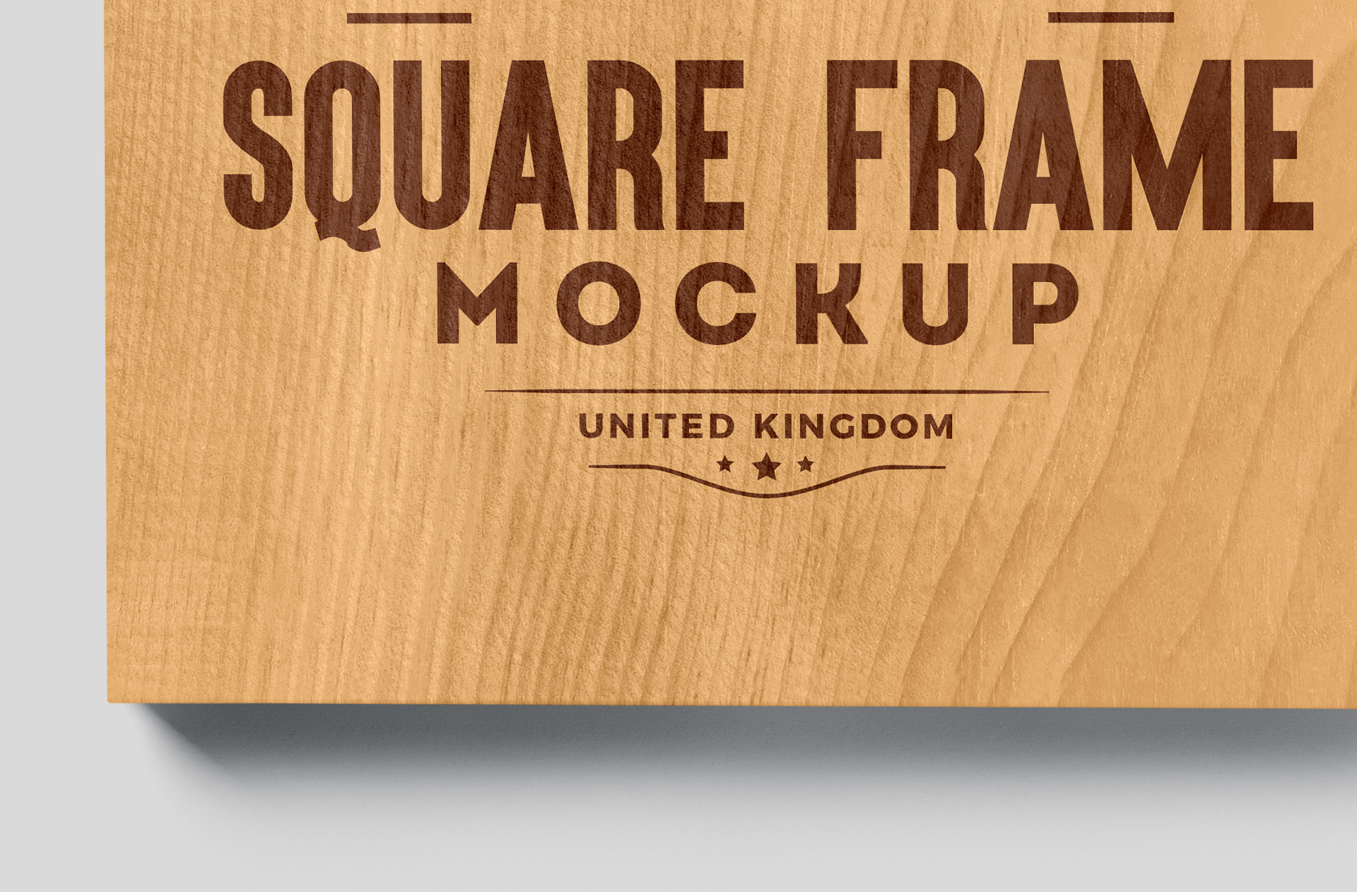 business branding on wood
