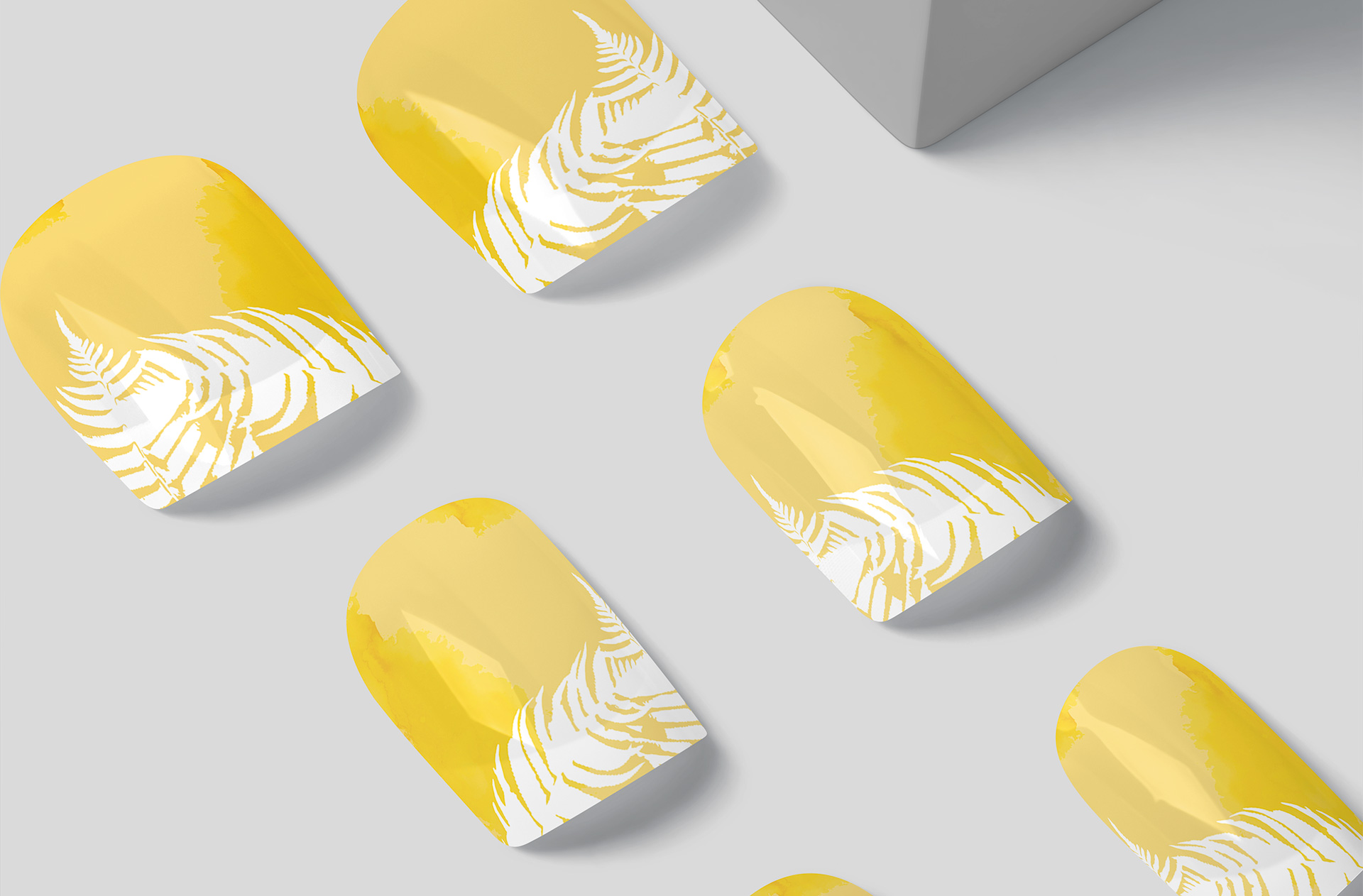 Stylish Press-On Nail Mockup – Realistic Display
