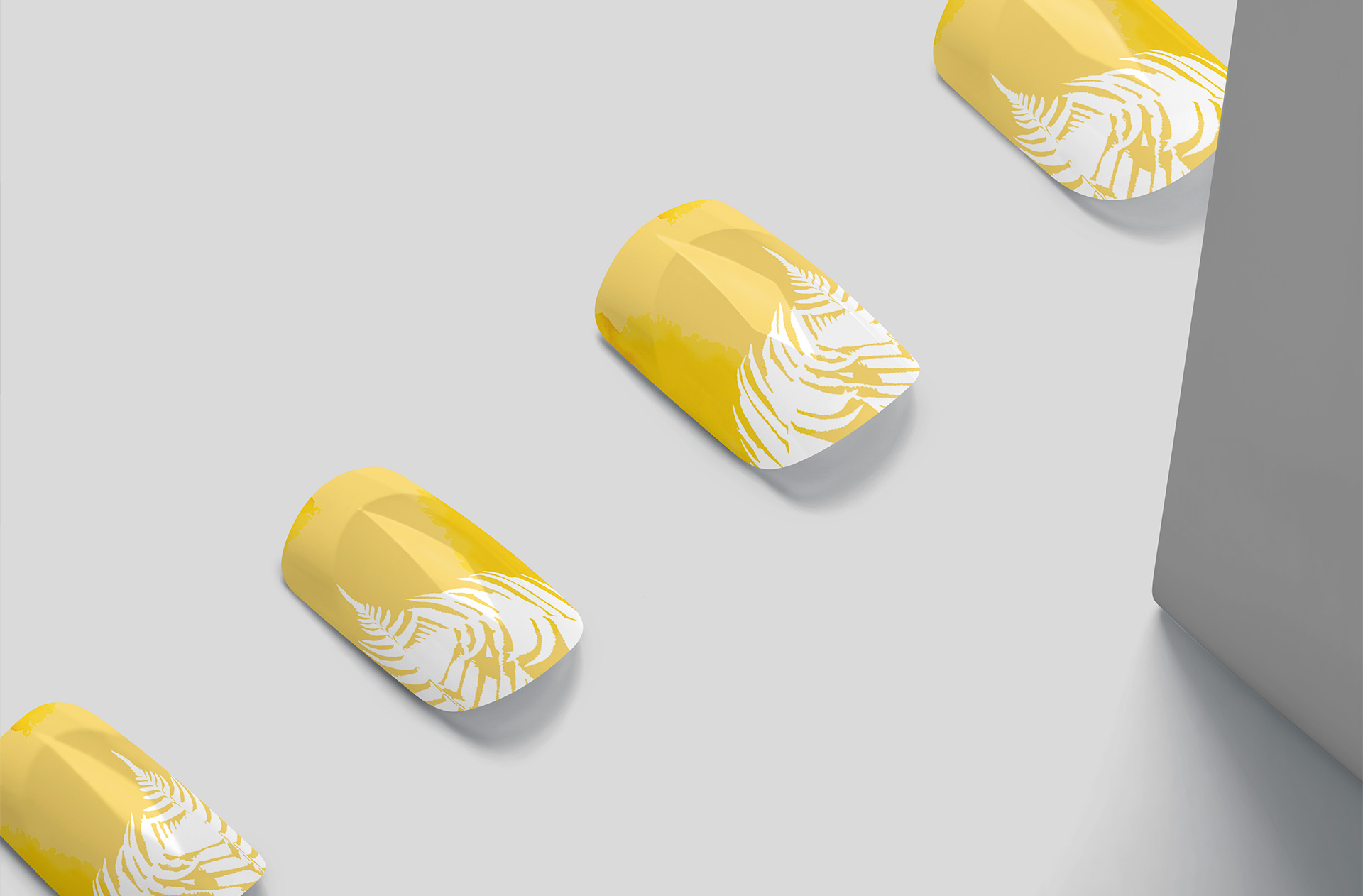 Luxury Nail Sticker Mockup – Glossy Press-On Nails