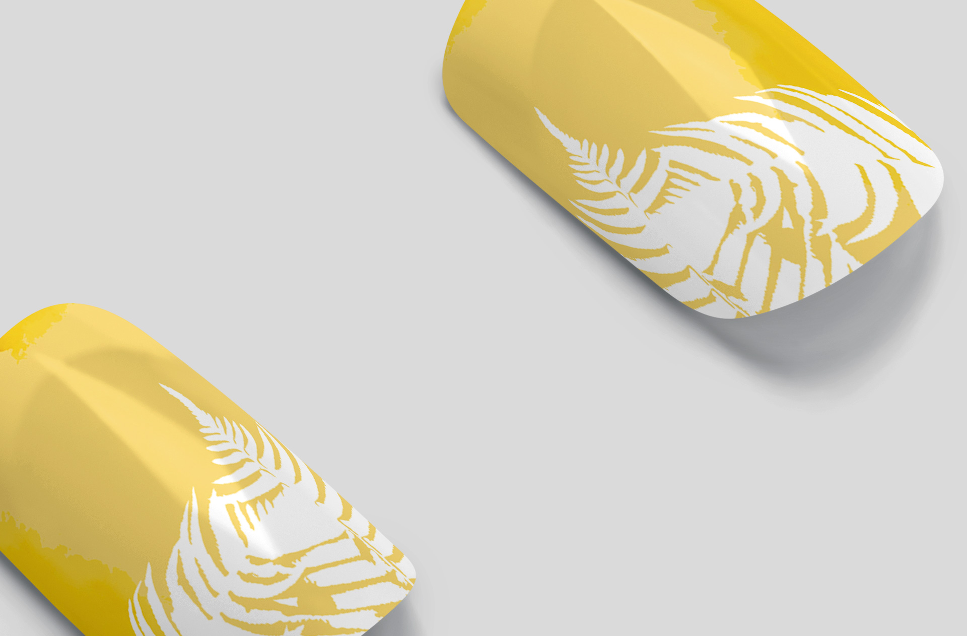 Luxury Nail Sticker Mockup – Glossy Press-On Nails