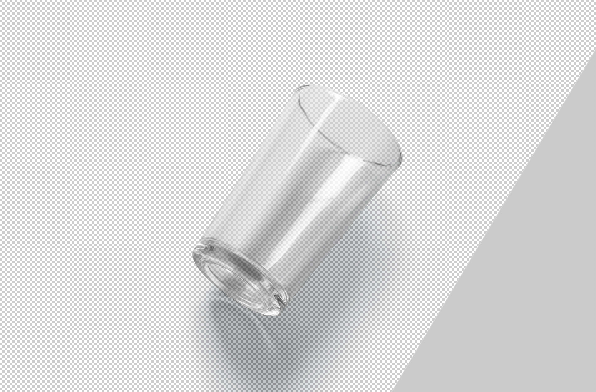 realistic drink branding PSD