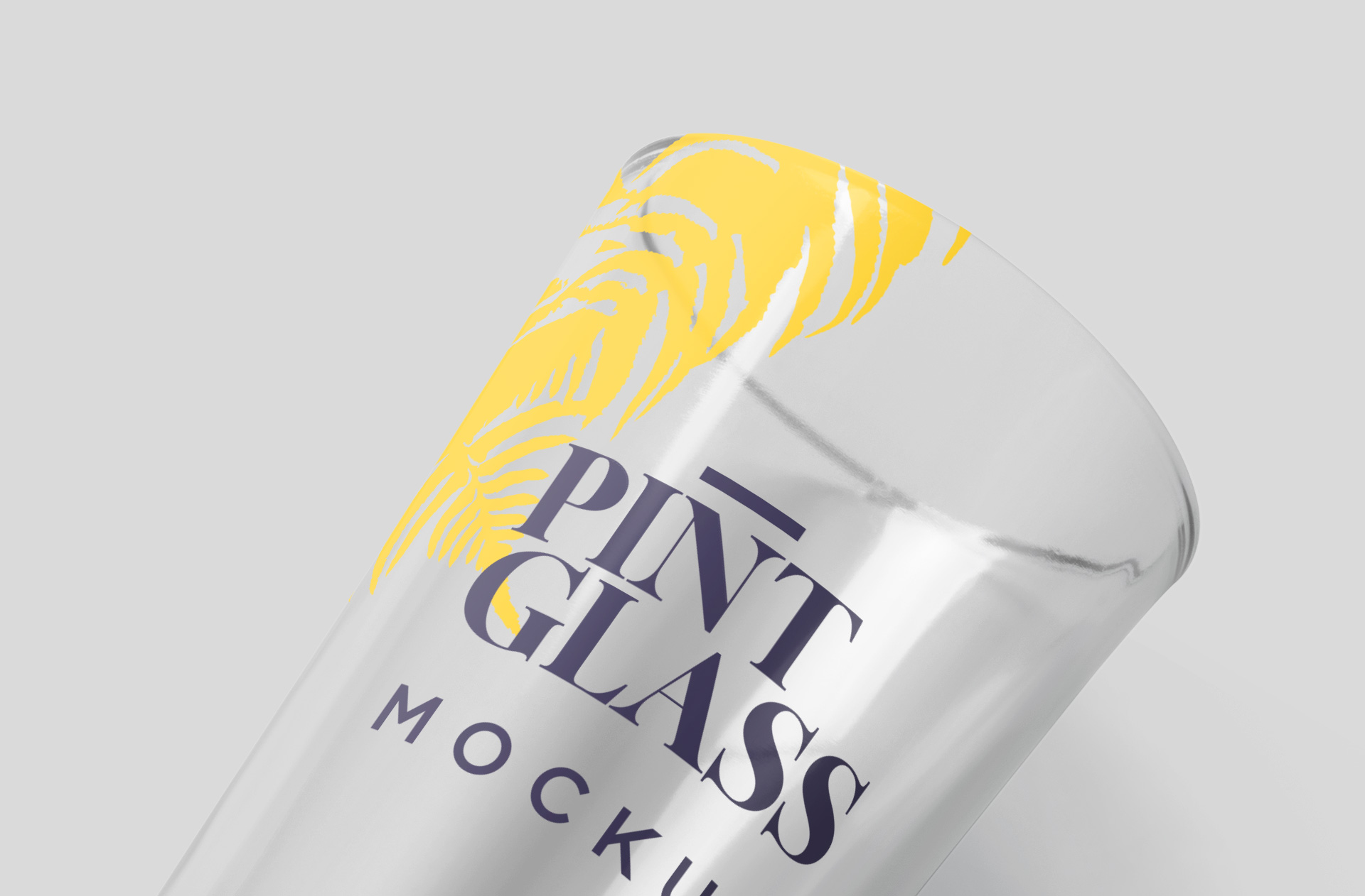 realistic drink branding PSD
