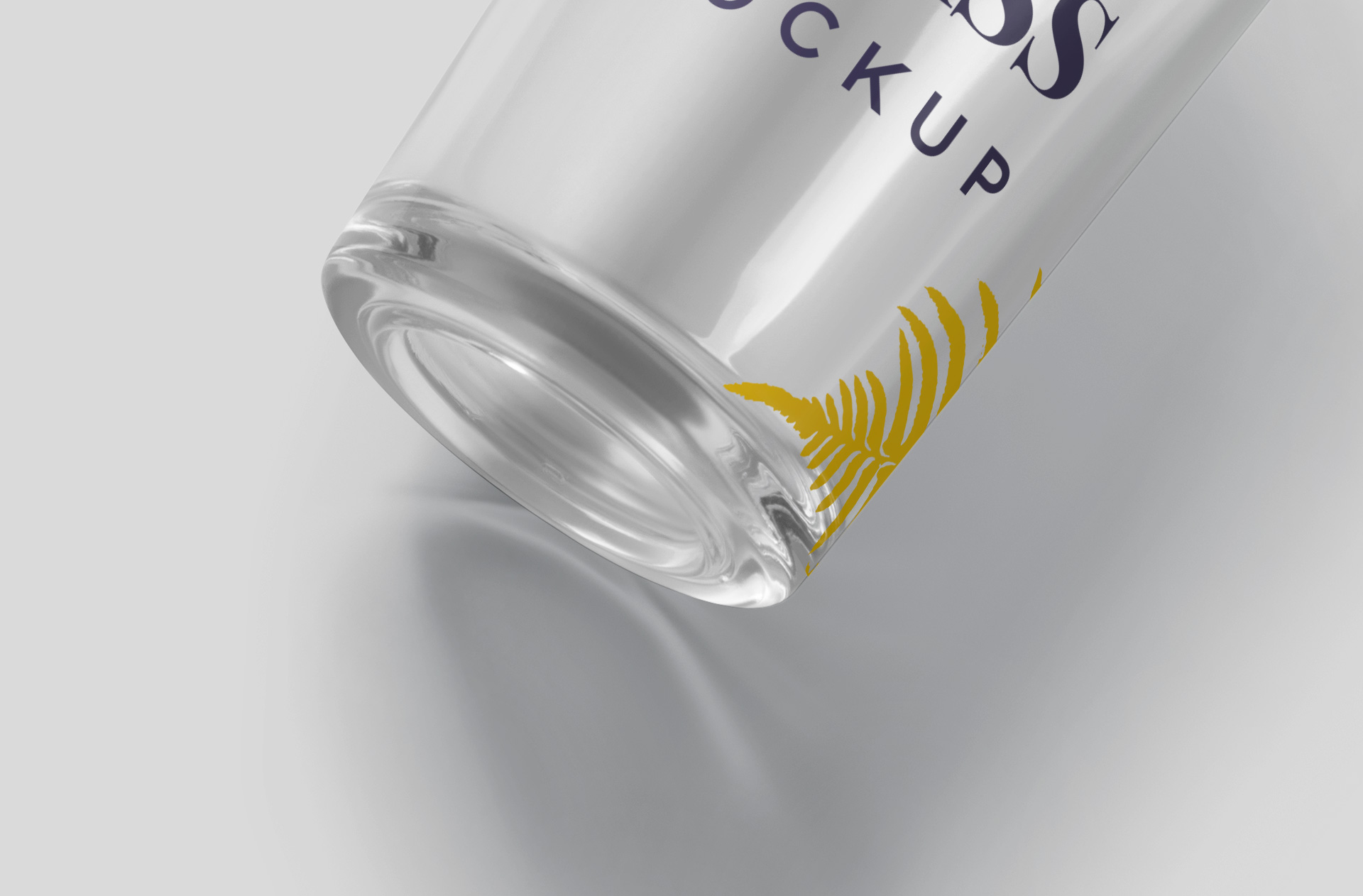 realistic drink branding PSD