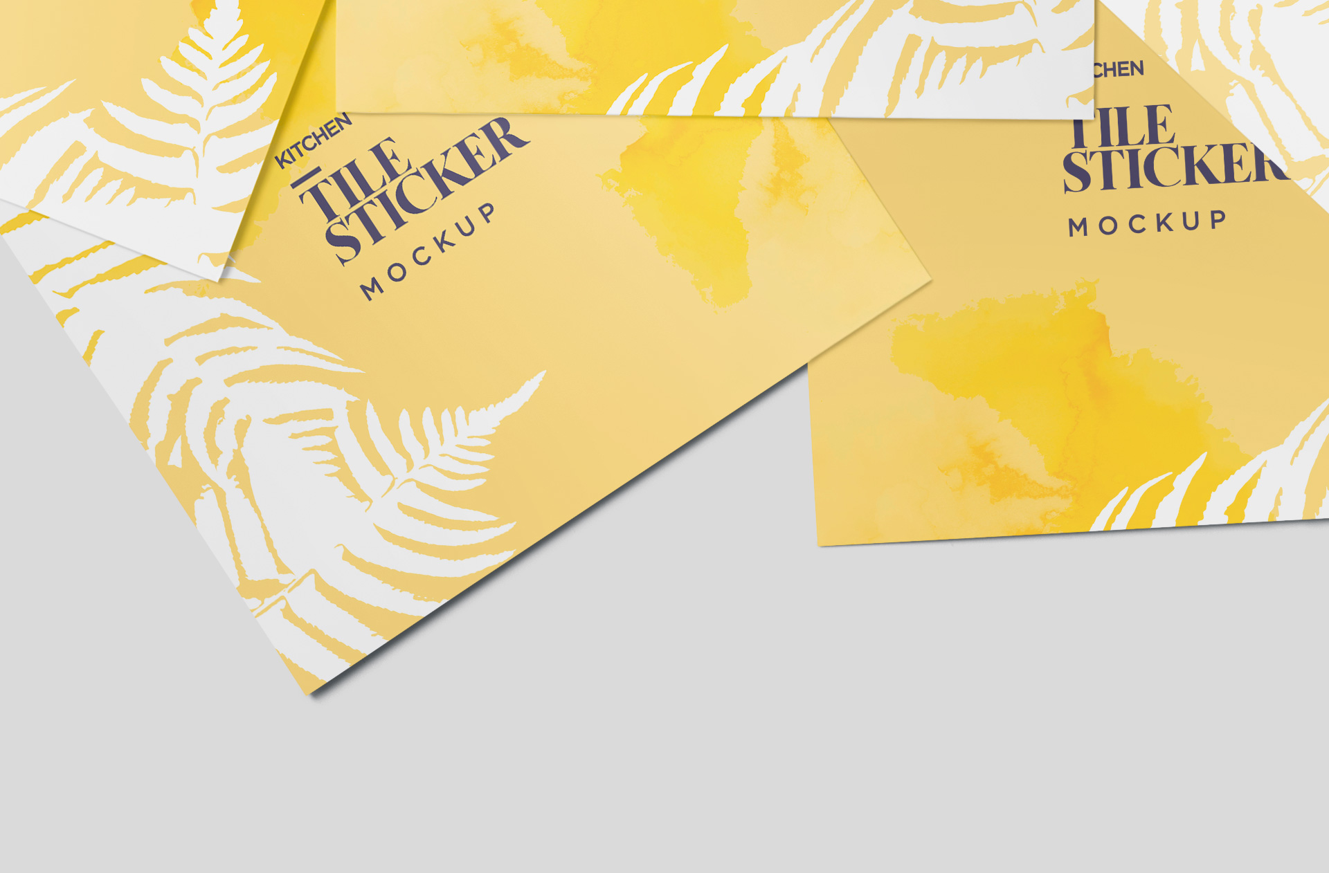 modern tile branding showcase