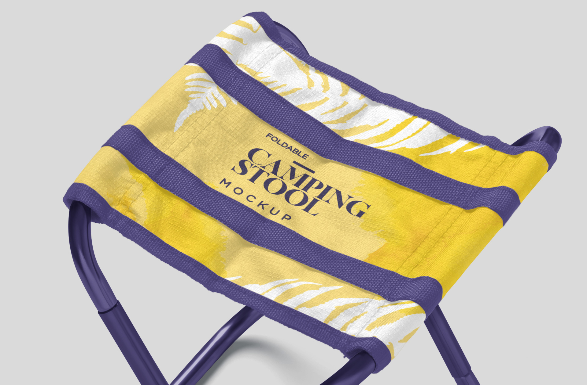 Foldable Camping Stool Mockup – Realistic Display