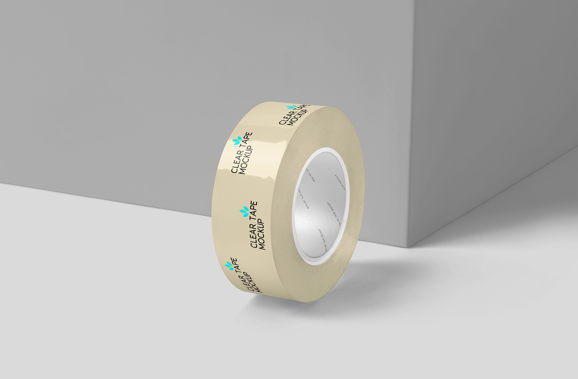 Standing Packaging Tape Mockup – High-Resolution PSD