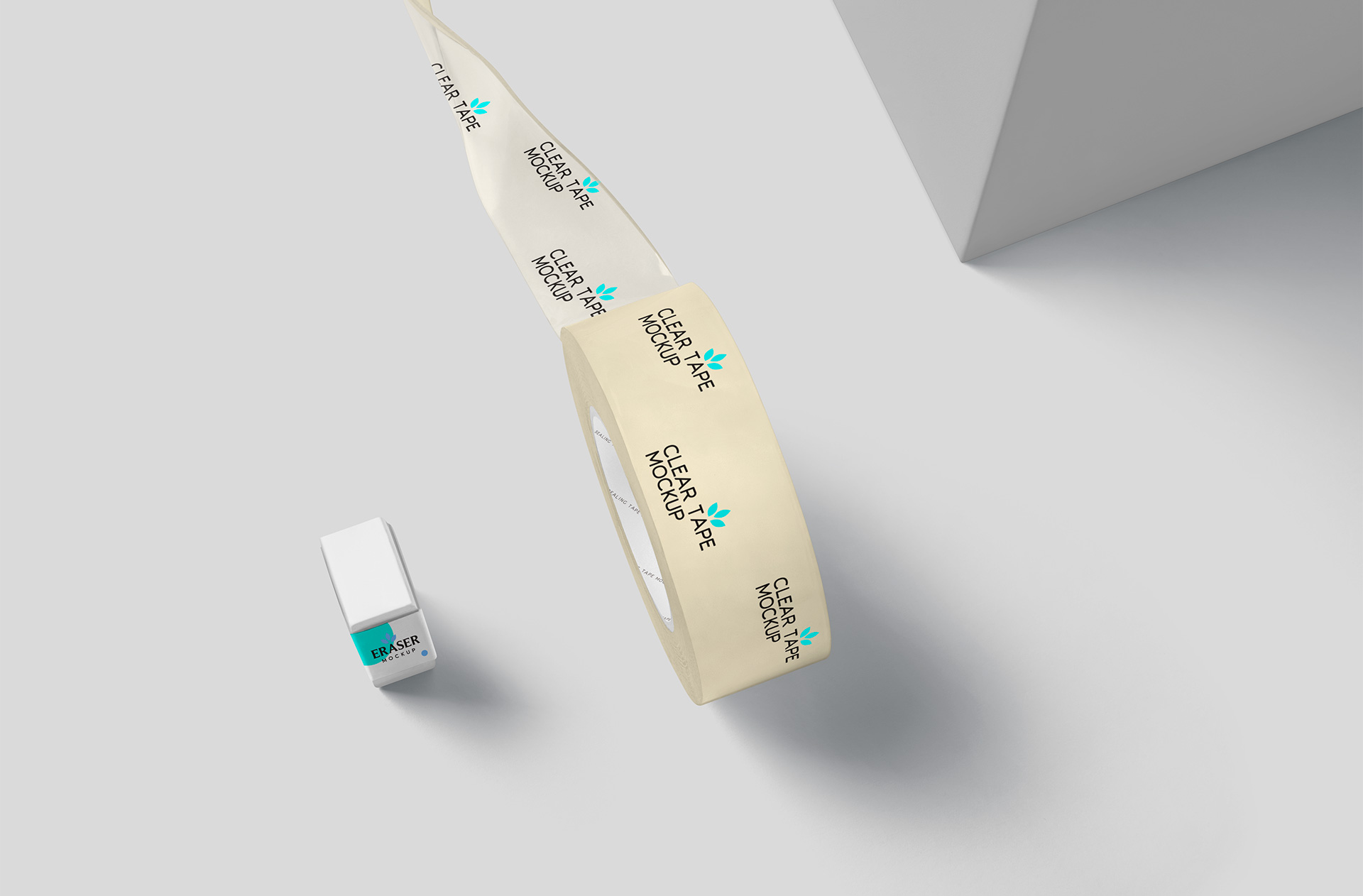 Extended Packaging Tape Mockup – Custom Logo Display