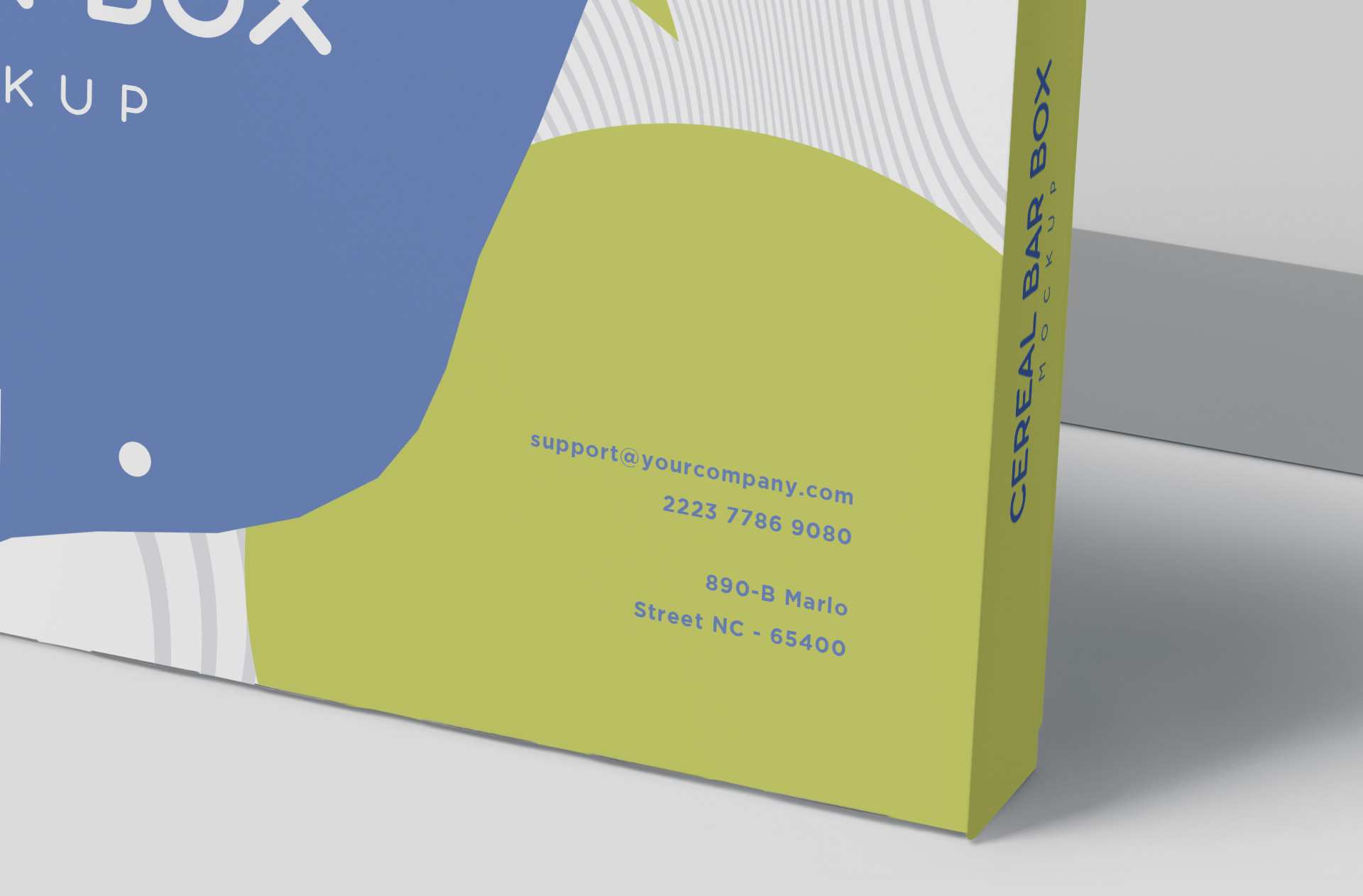 custom food packaging mockup
