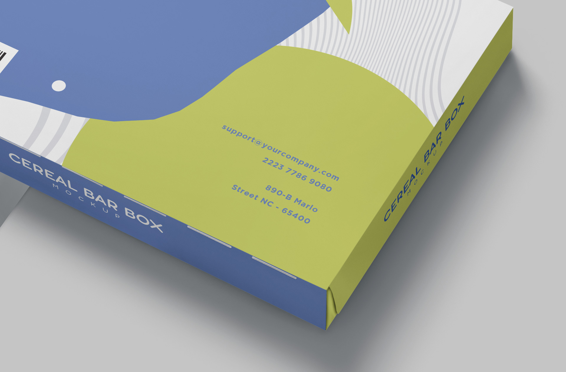 Floating Snack Bar Box Mockup – Custom Branding