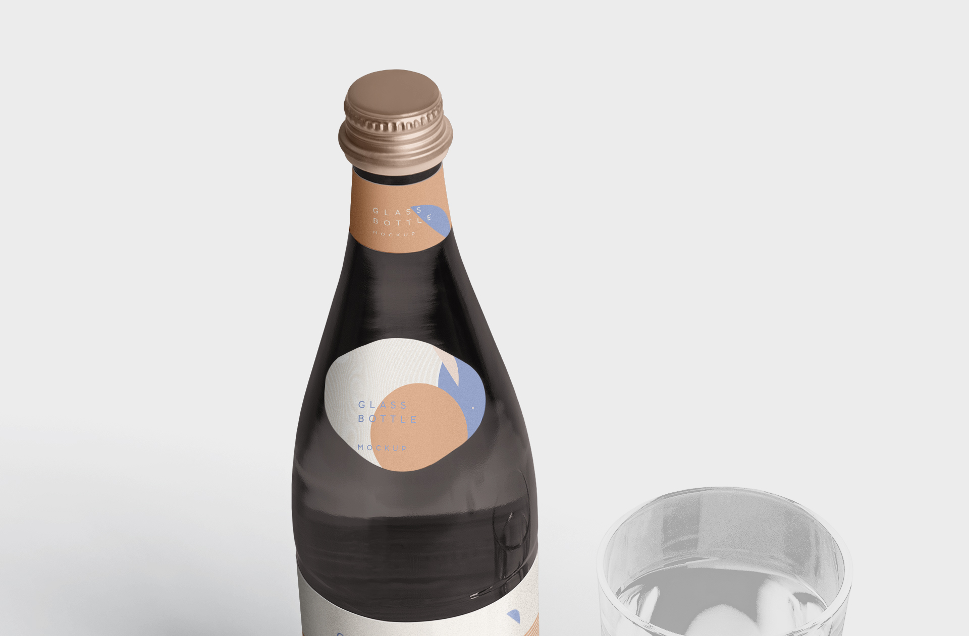 beverage branding PSD