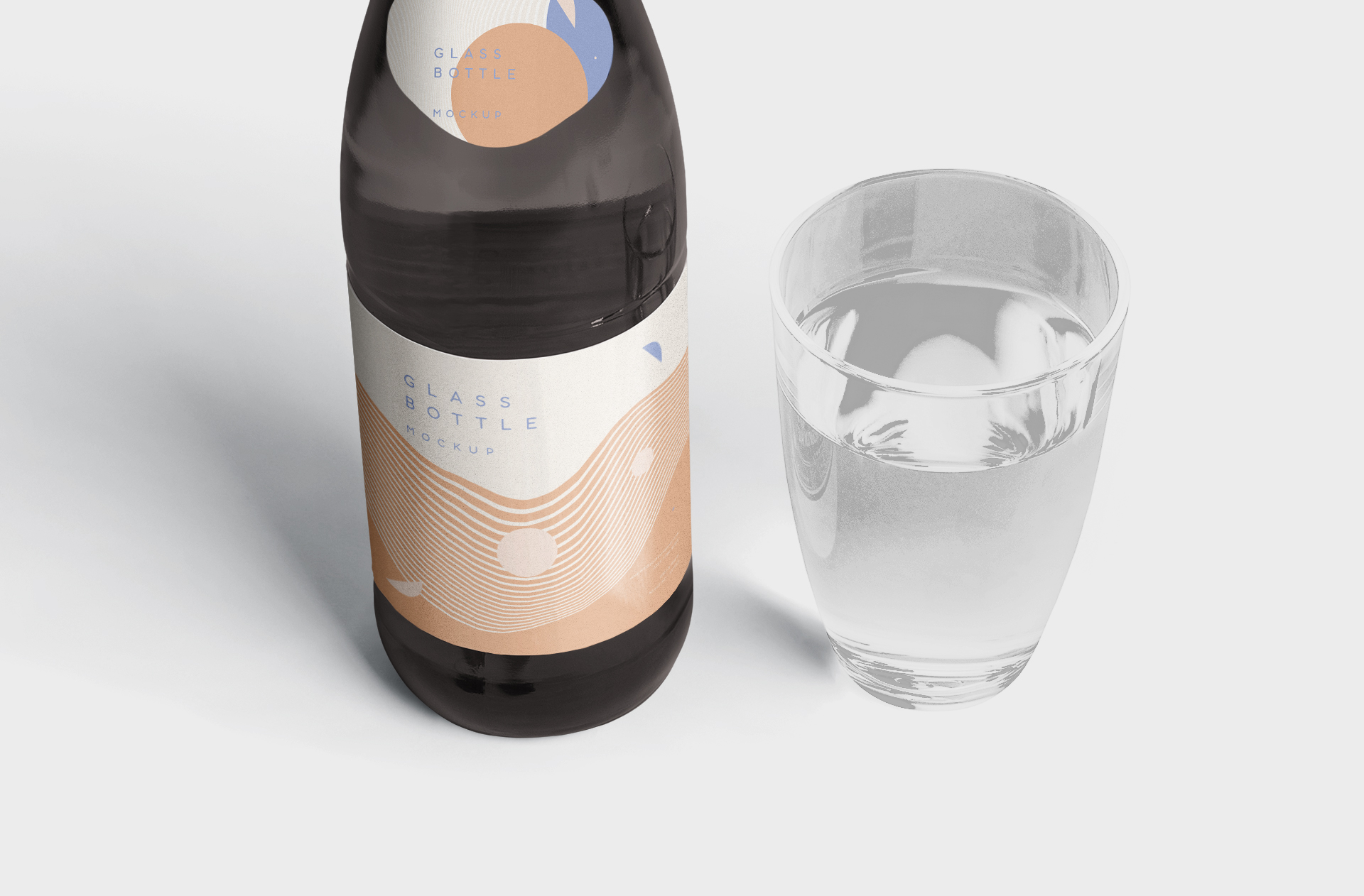 beverage branding PSD