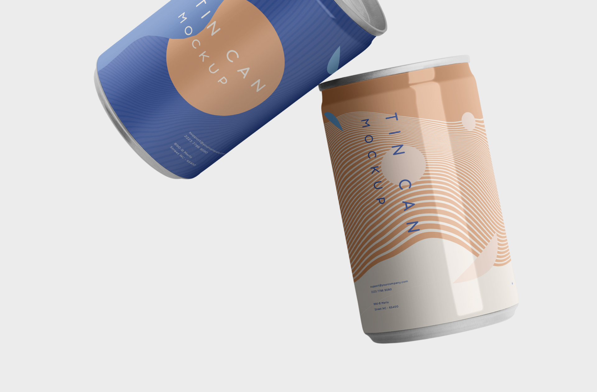 beverage branding mockup