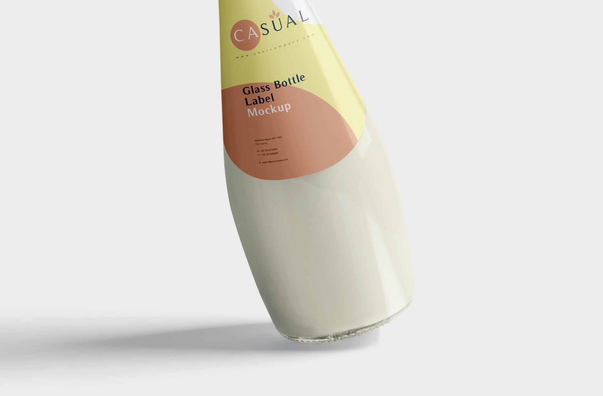 beverage branding PSD