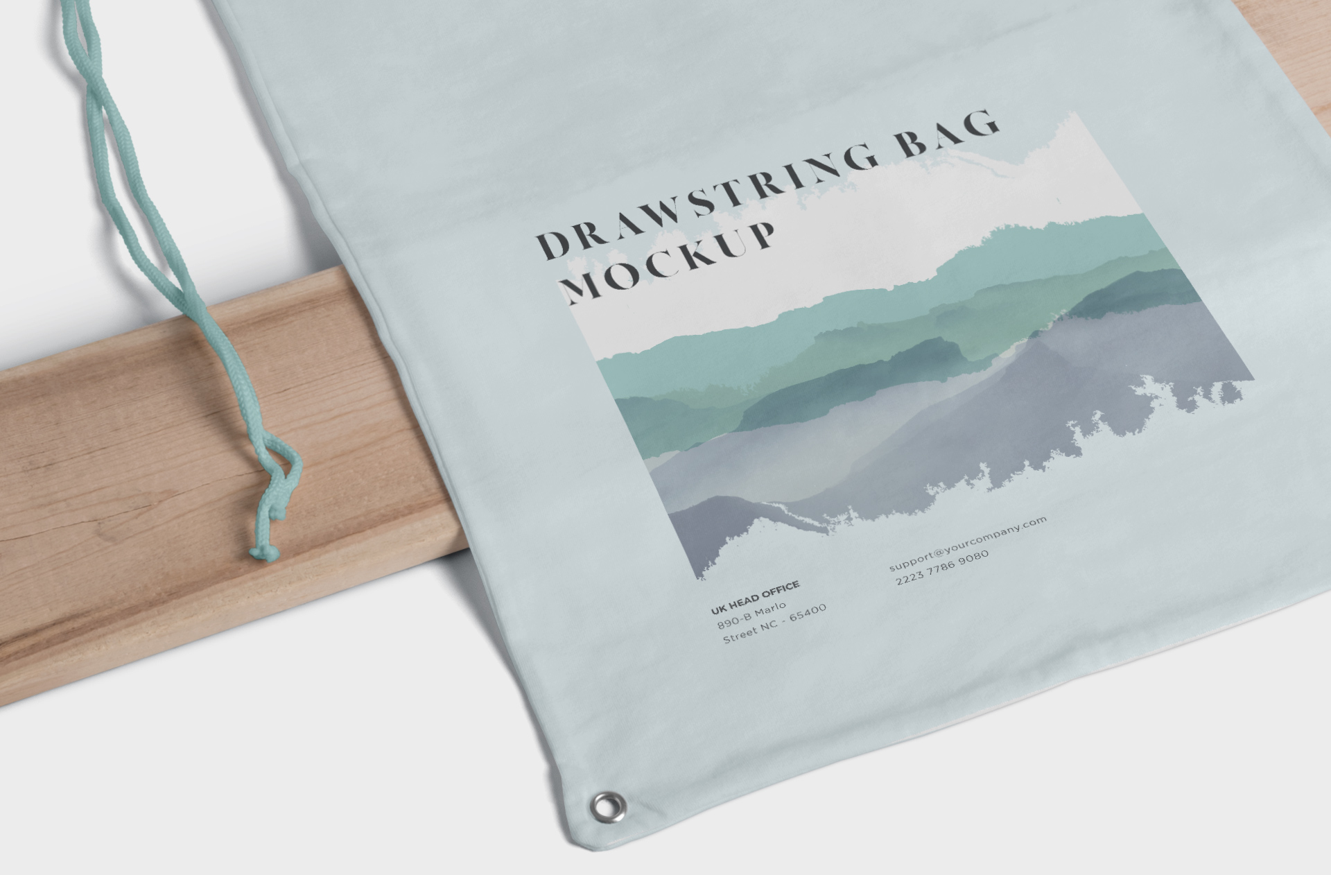 casual bag mockup